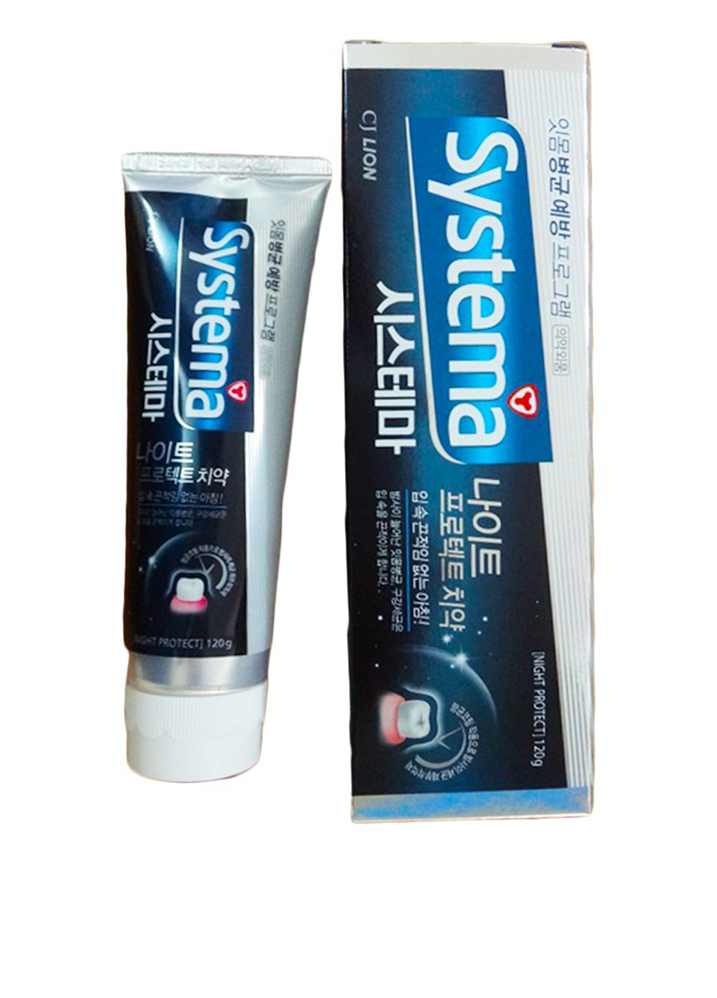 Зубна паста нічна антибактеріальний захист, 120 г LION KOREA (124712386)