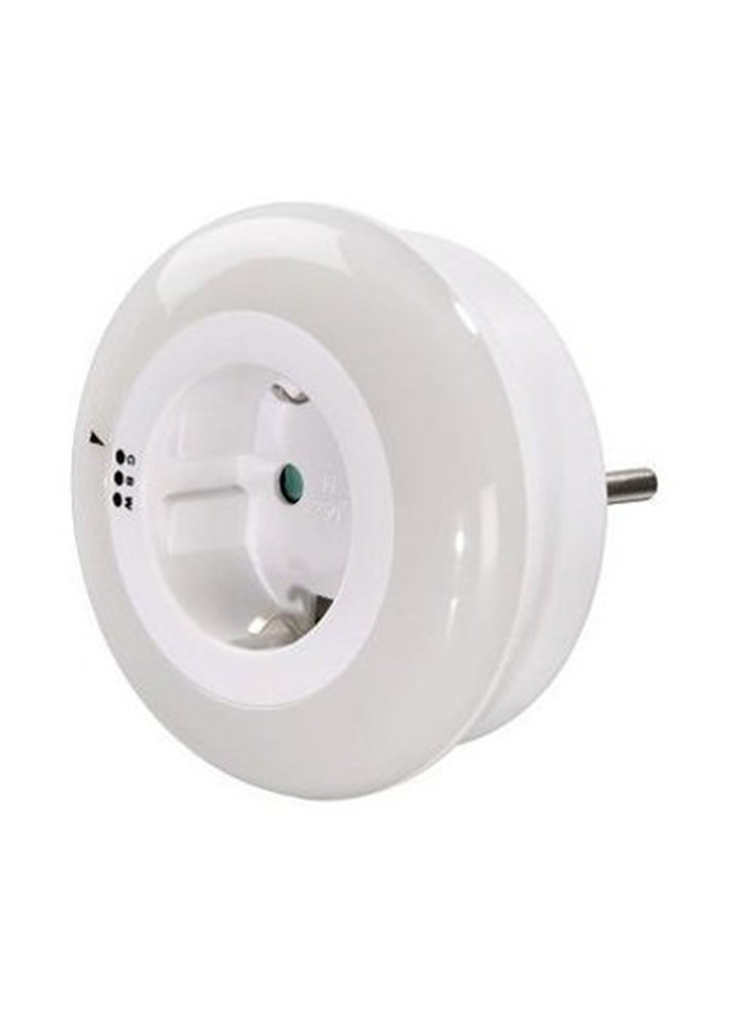 Сетевой фильтр НАМА адаптер Hama "Circle", ночная подсветка, цвет корпуса белый, цвет LED подсветки белый (00108813) белый