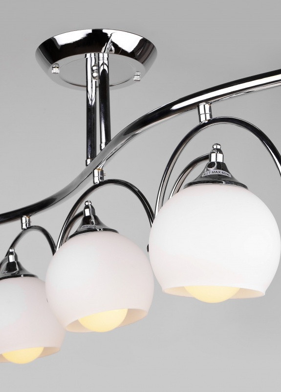 Люстра стельова на 3 плафона LK-435S/3 E27 CH Brille (253887567)