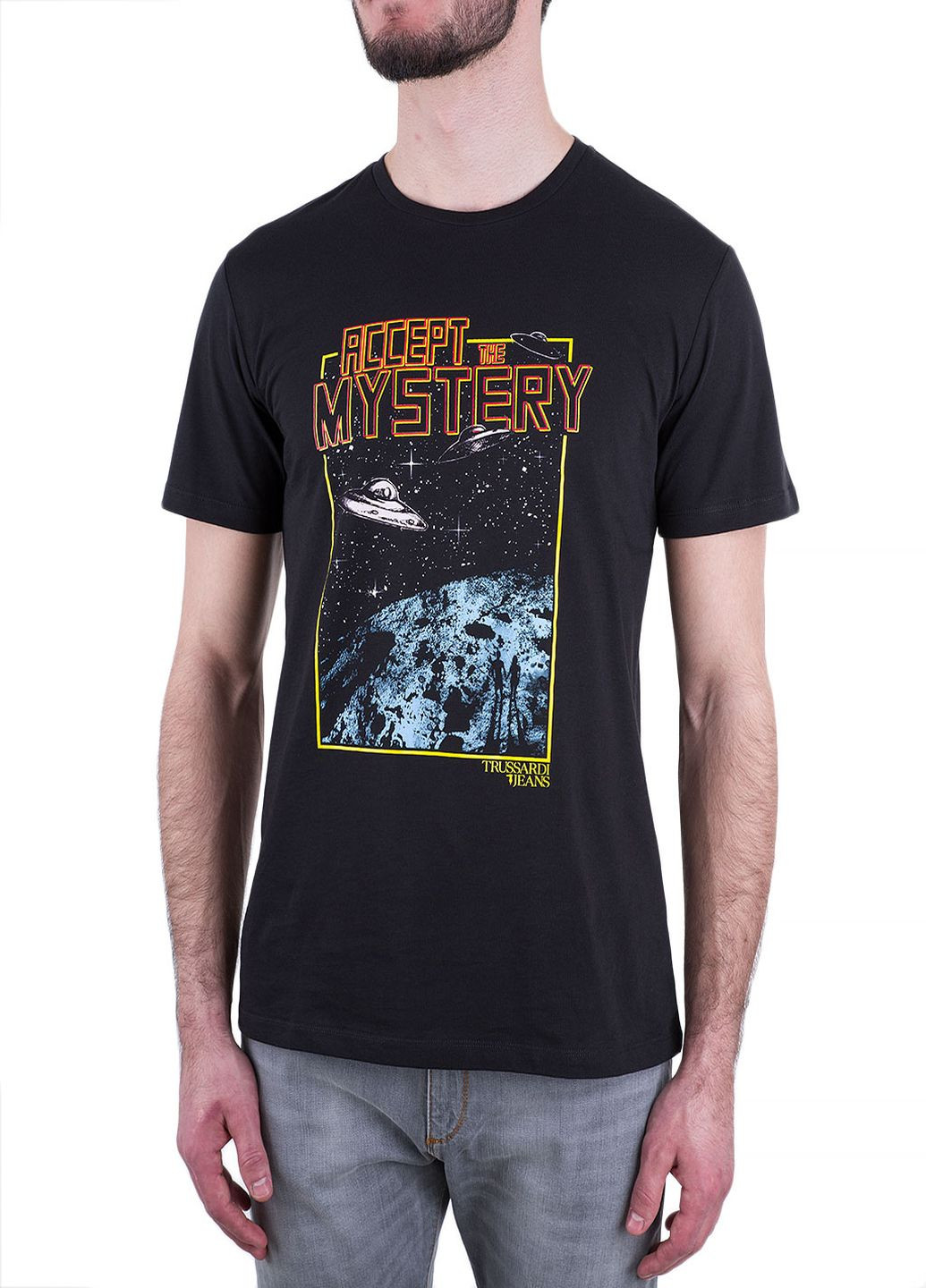 Черная футболка Trussardi Jeans