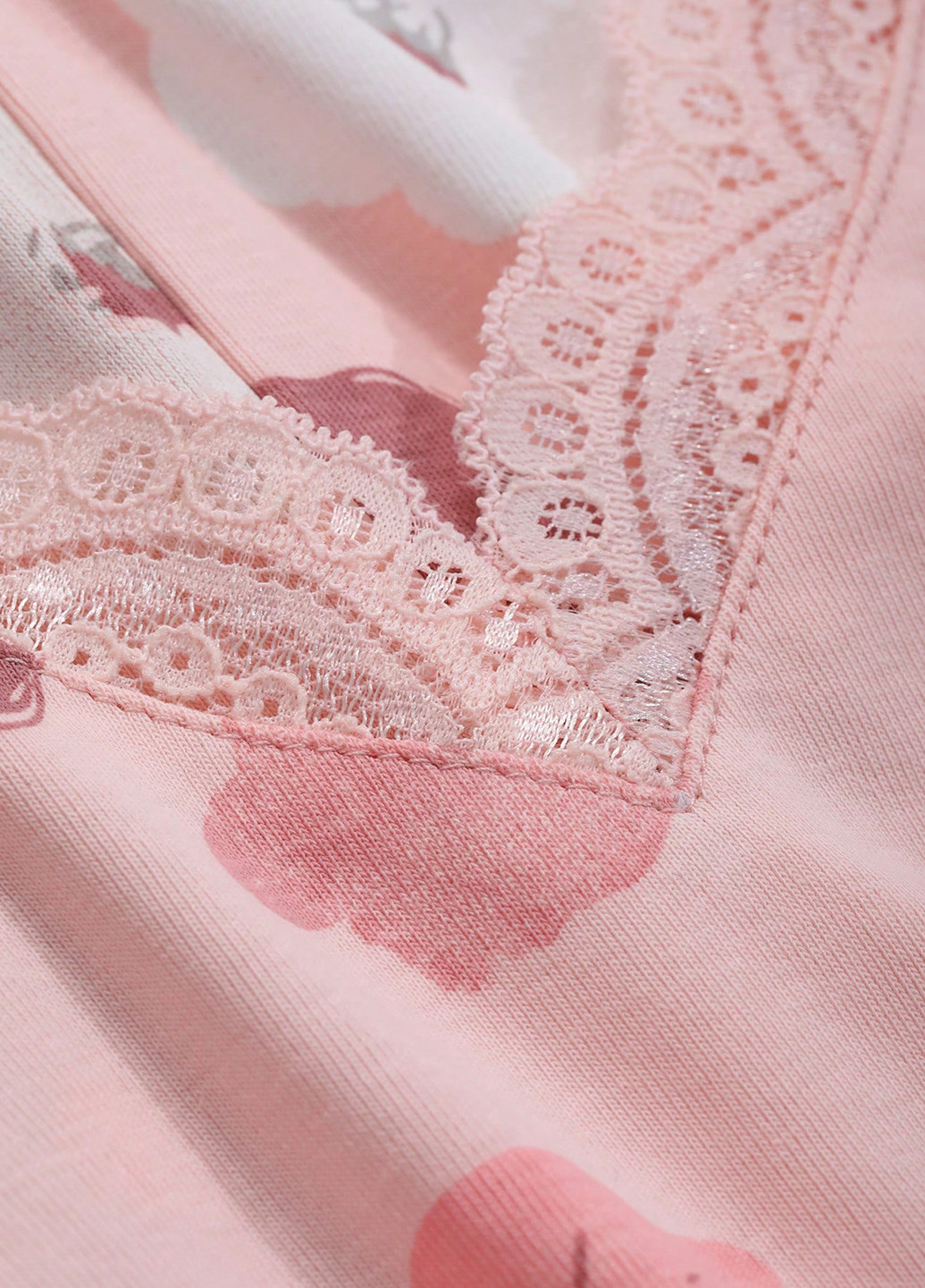 Рожева всесезон піжама (лонгслів, штани) лонгслів + брюки SHEIN