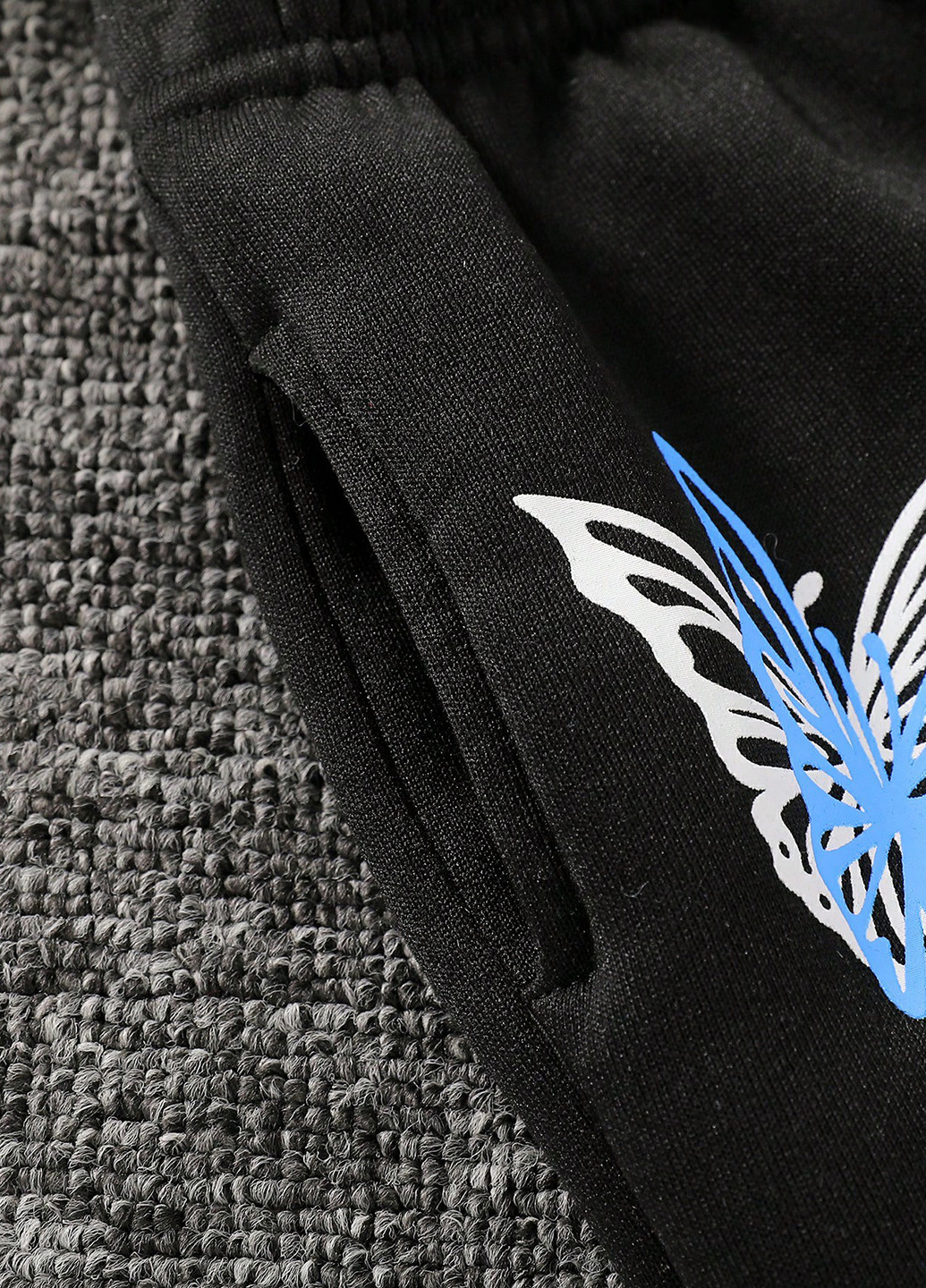 Черные кэжуал, спортивные демисезонные джоггеры брюки SHEIN