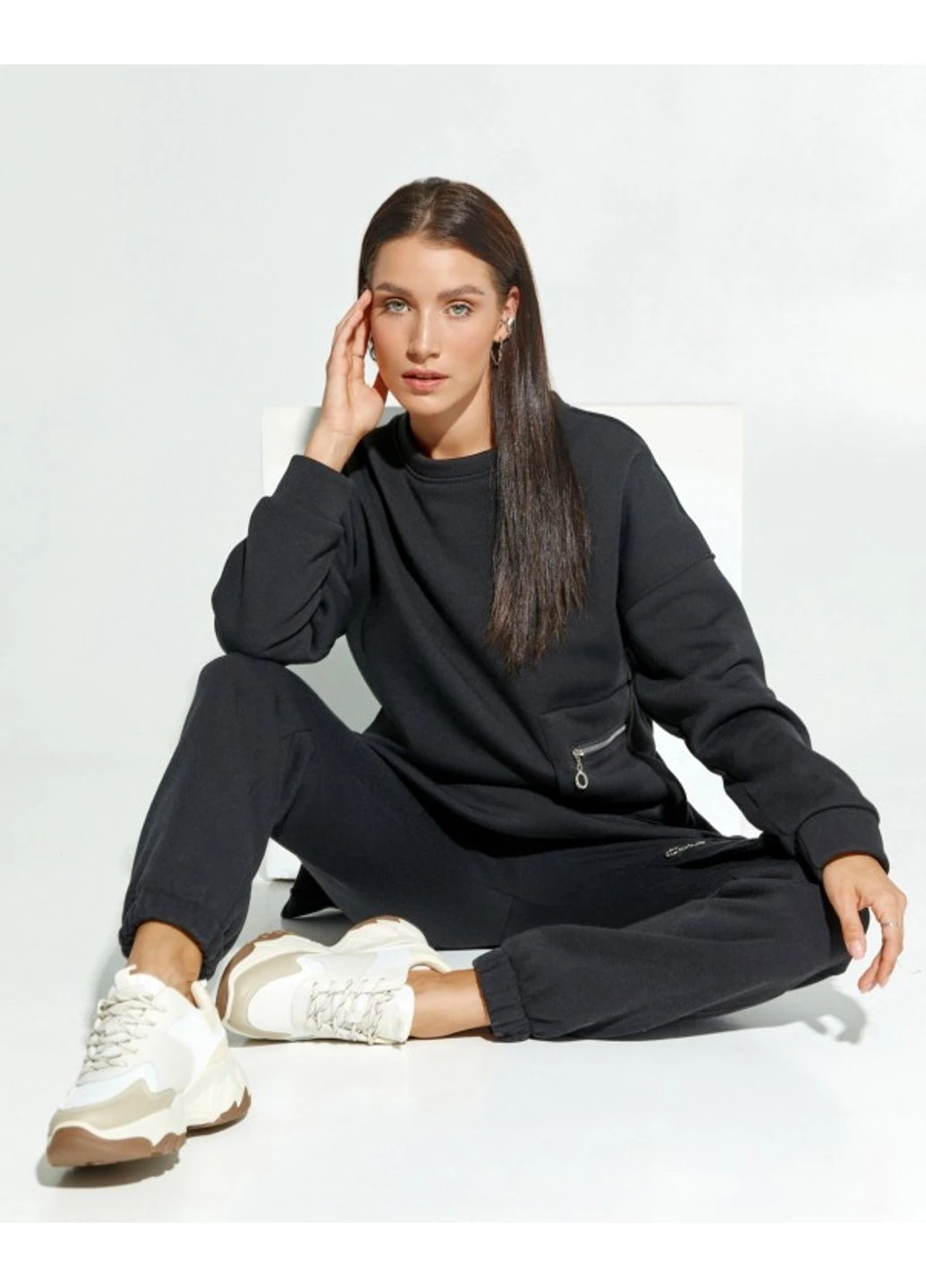 Спортивный костюм SA-319 S/M черный ISSA PLUS (254425399)