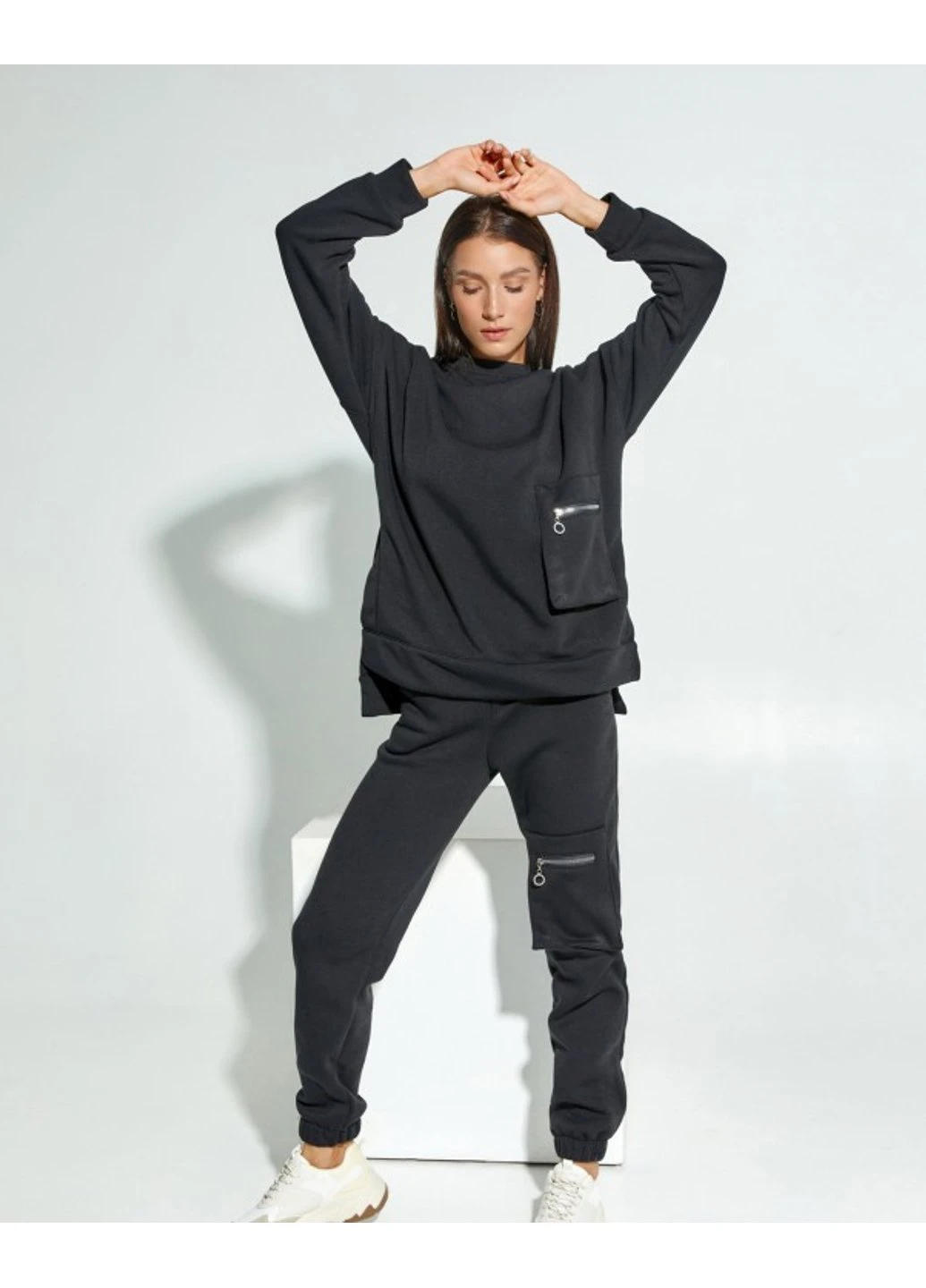 Спортивный костюм SA-319 S/M черный ISSA PLUS (254425399)