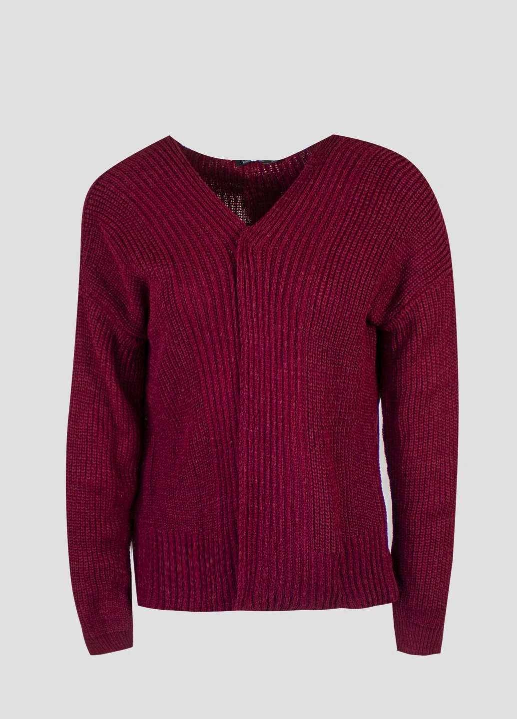 Бордовый демисезонный кардиган Boohoo