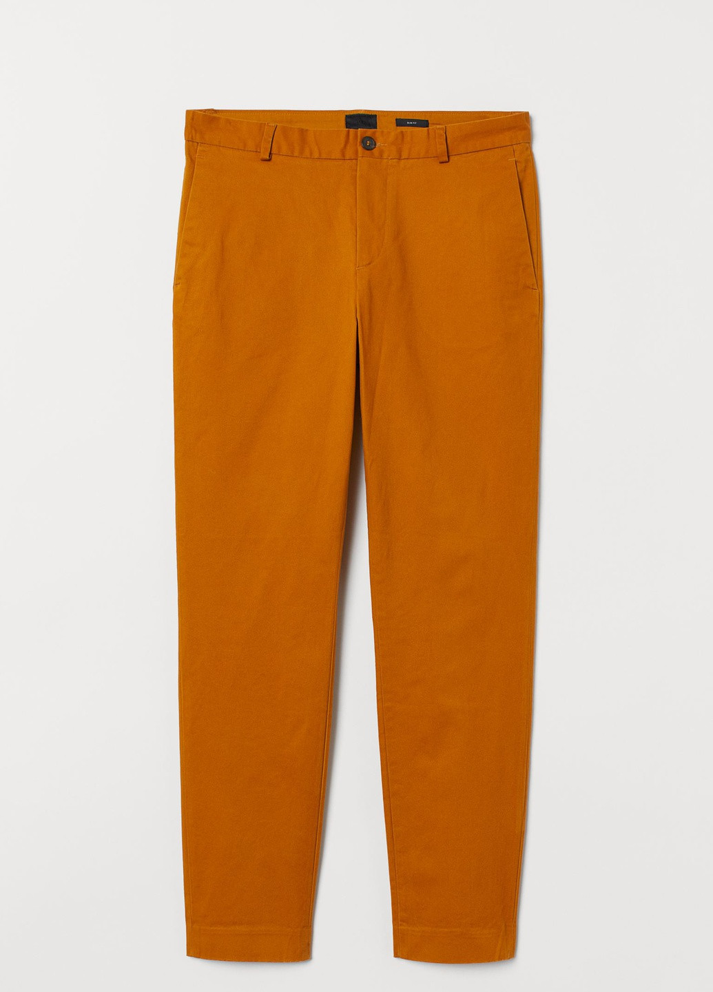 Горчичные летние брюки H&M
