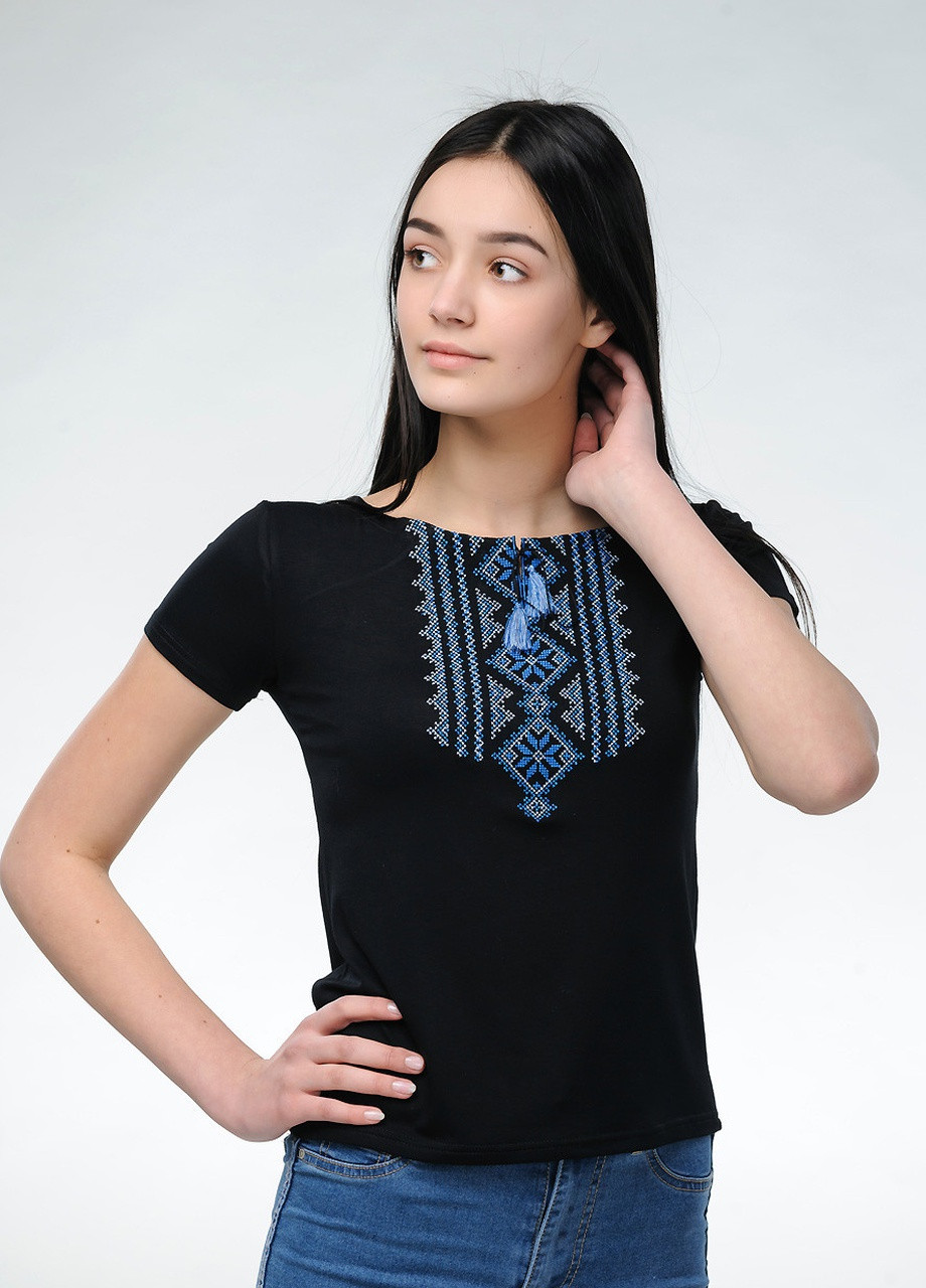 Женская вышитая футболка Гуцулка Melanika (252854277)