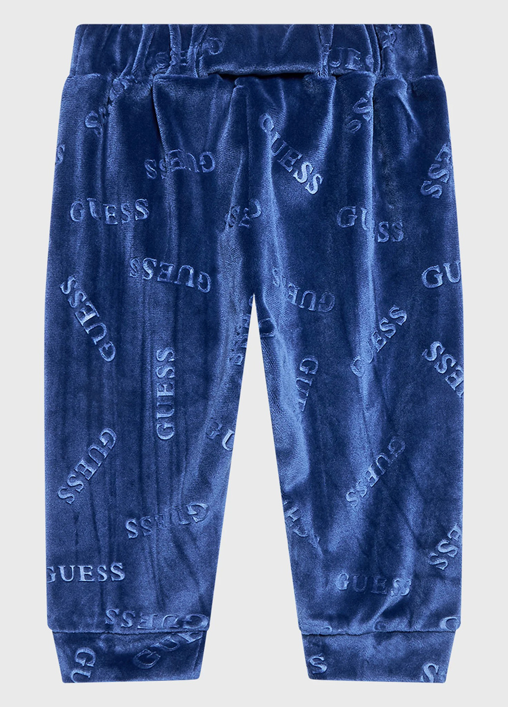 Синий демисезонный комплект (толстовка, боди, брюки) Guess