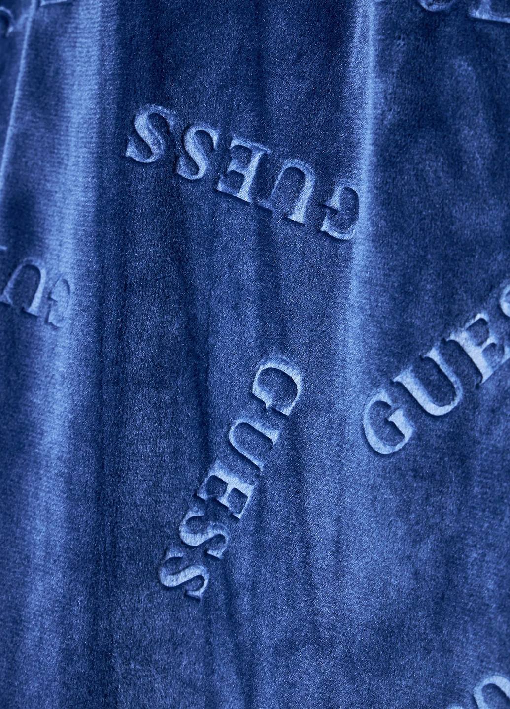 Синій демісезонний комплект (толстовка, боді, штани) Guess