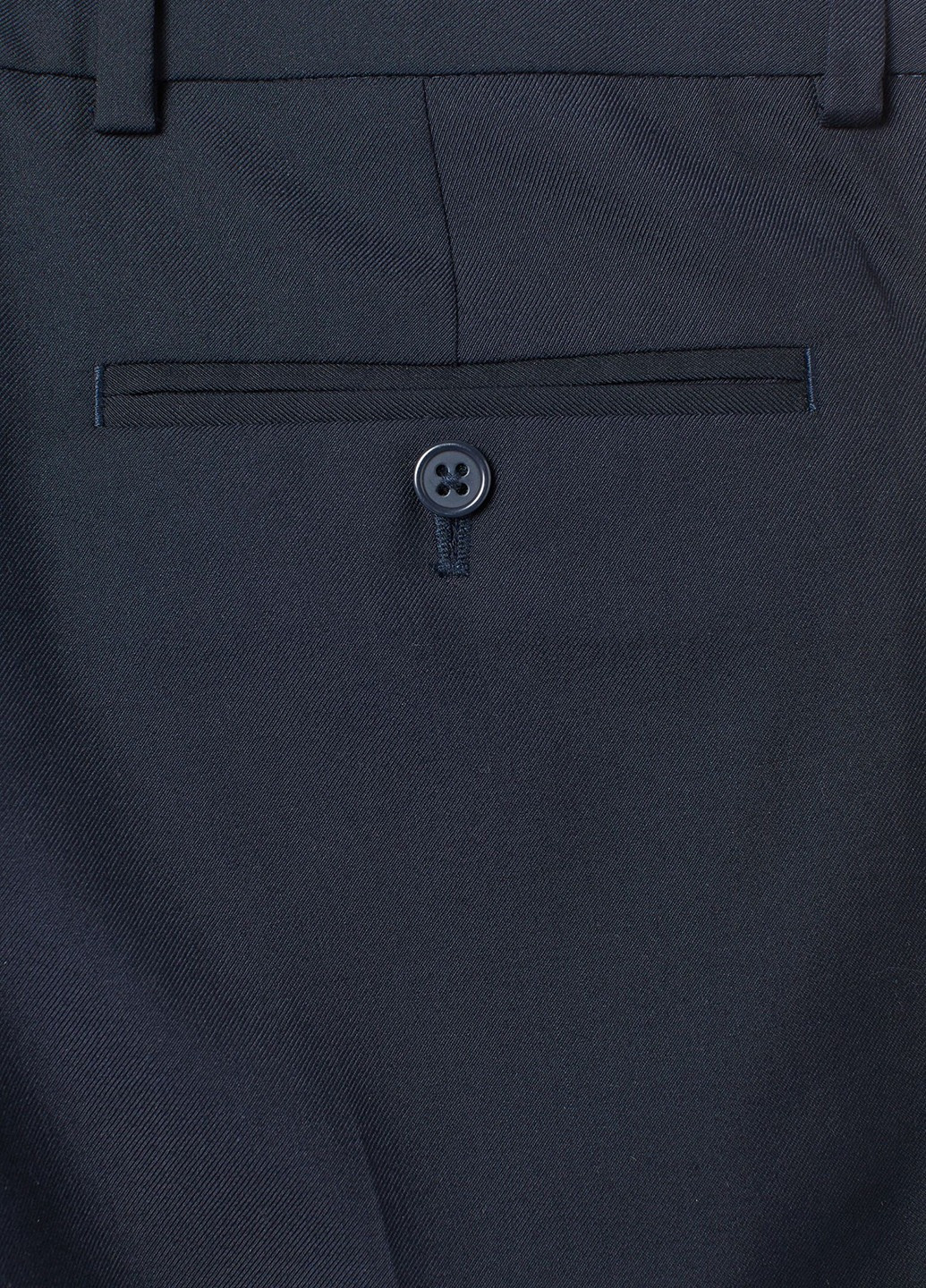 Темно-синие классические, кэжуал демисезонные брюки классические, зауженные H&M