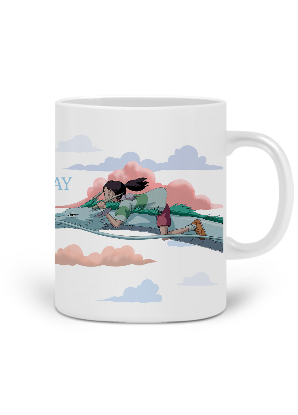 Кружка Тихиро Огіно Сен і Хакуо Віднесені примарами (Spirited Away) 330 мл горнятко керамічне (20259-2830) MobiPrint (221743204)