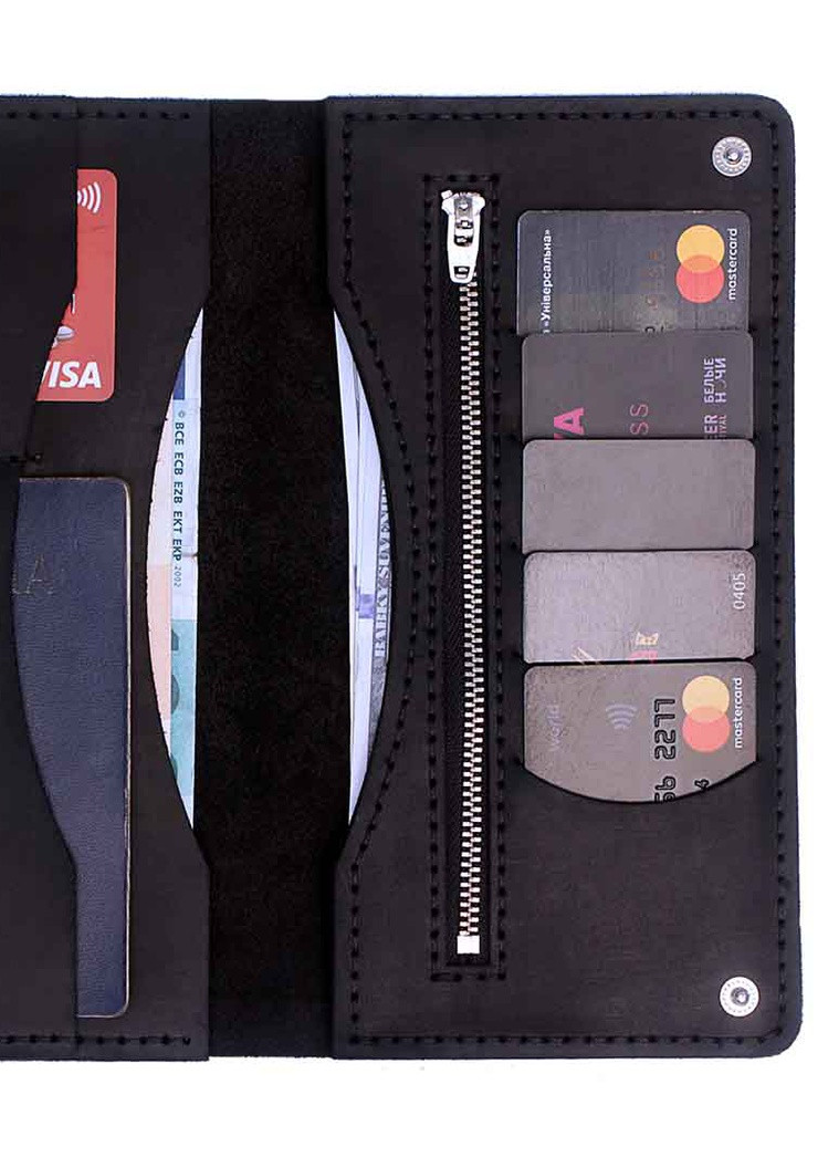 Тревел клатч - портмоне для путешествий Compass с отделением для паспорта - Чёрный (nas140101) Anchor Stuff the travel (252255236)