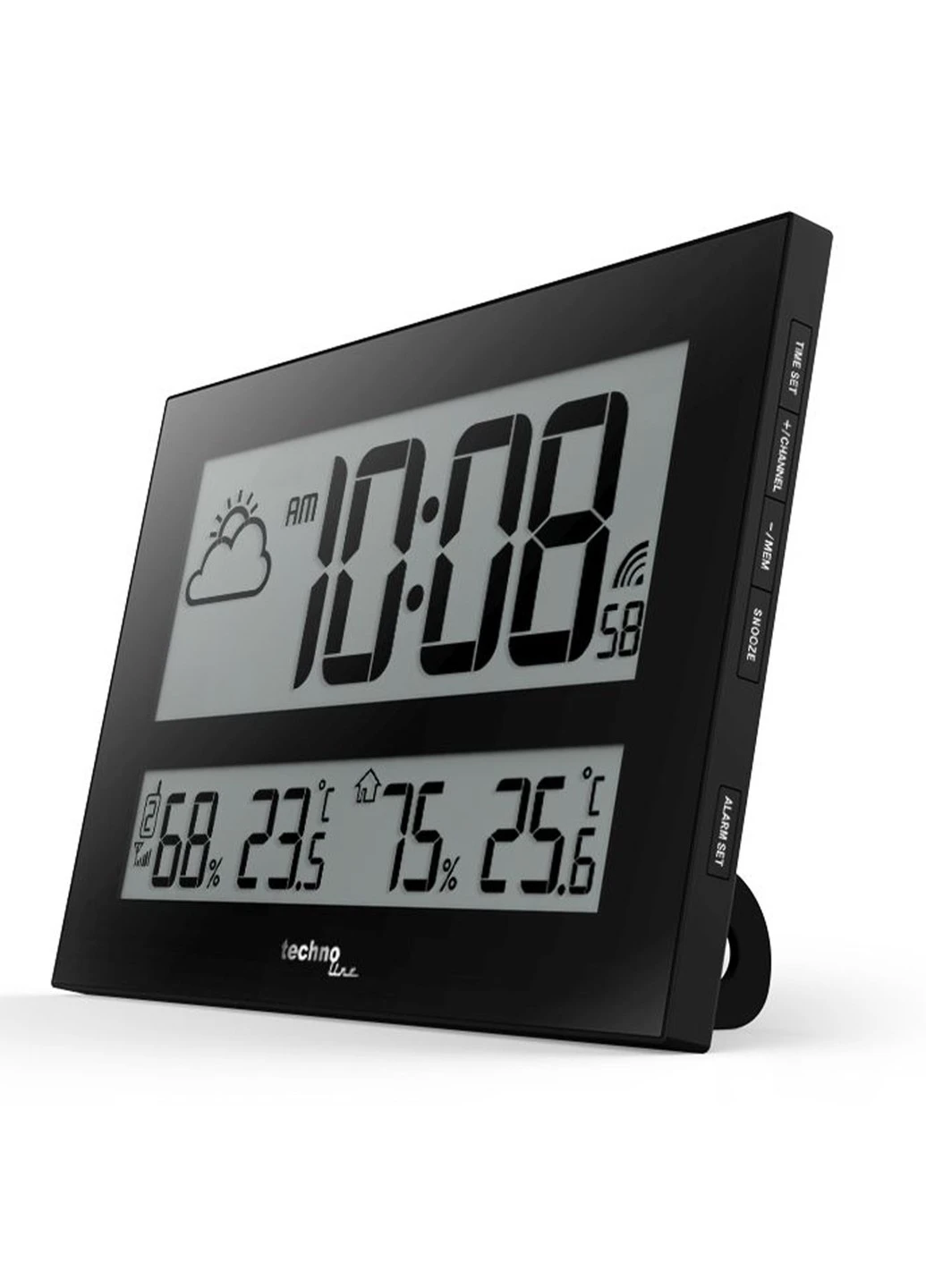 Годинник настінний WS8011 Black (WS8011) Technoline (252509187)