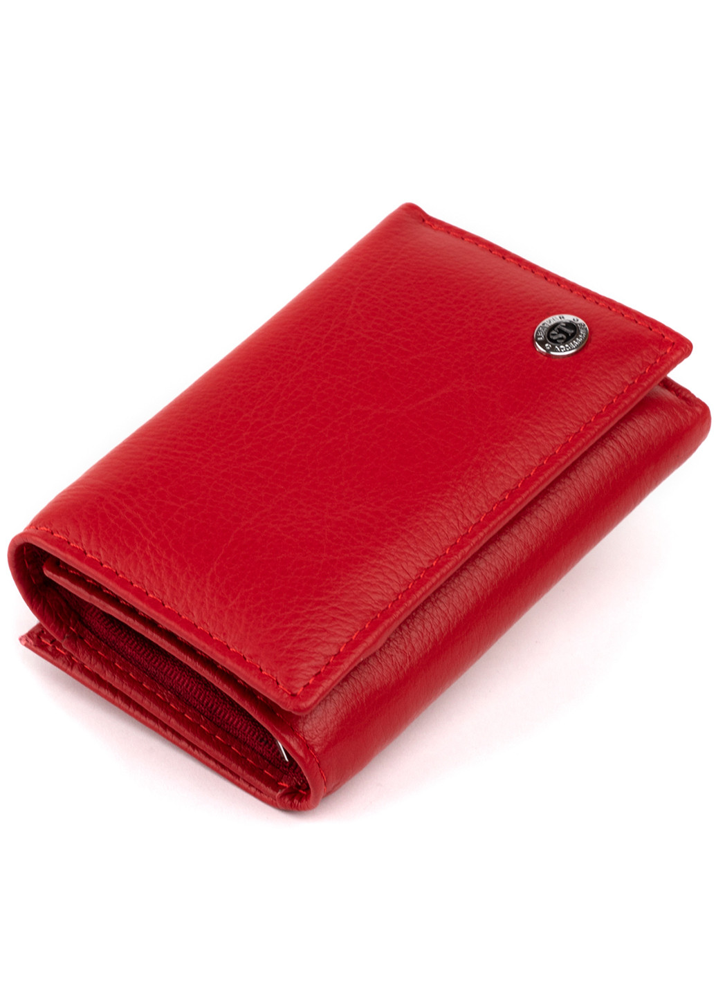 Жіночий шкіряний гаманець 12х7,5х2,5 см st leather (252416263)