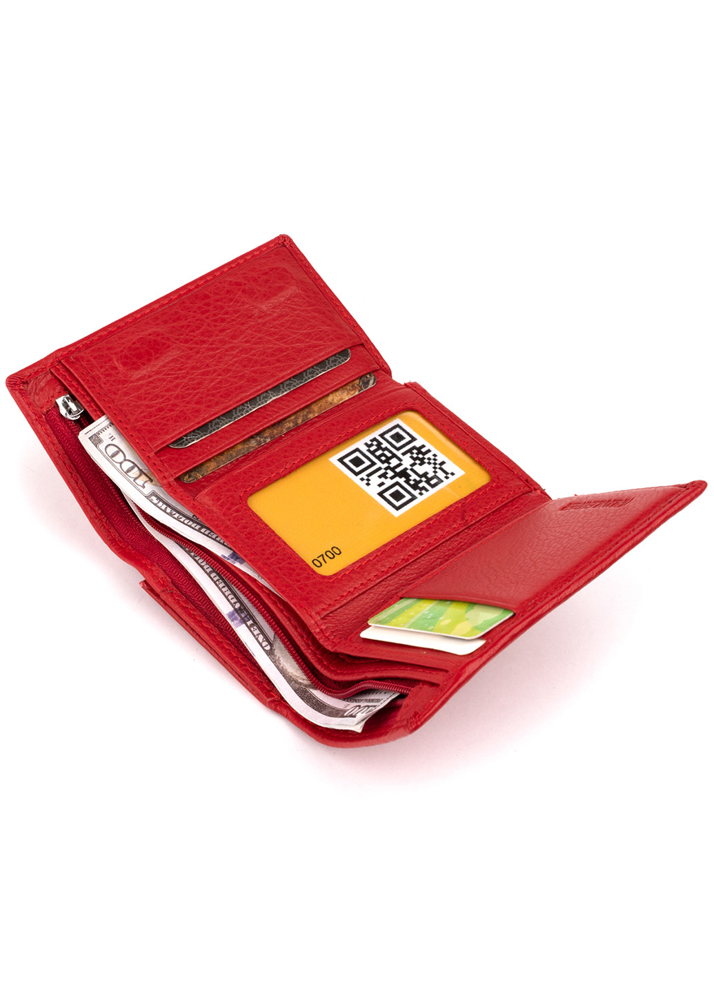 Жіночий шкіряний гаманець 12х7,5х2,5 см st leather (252416263)