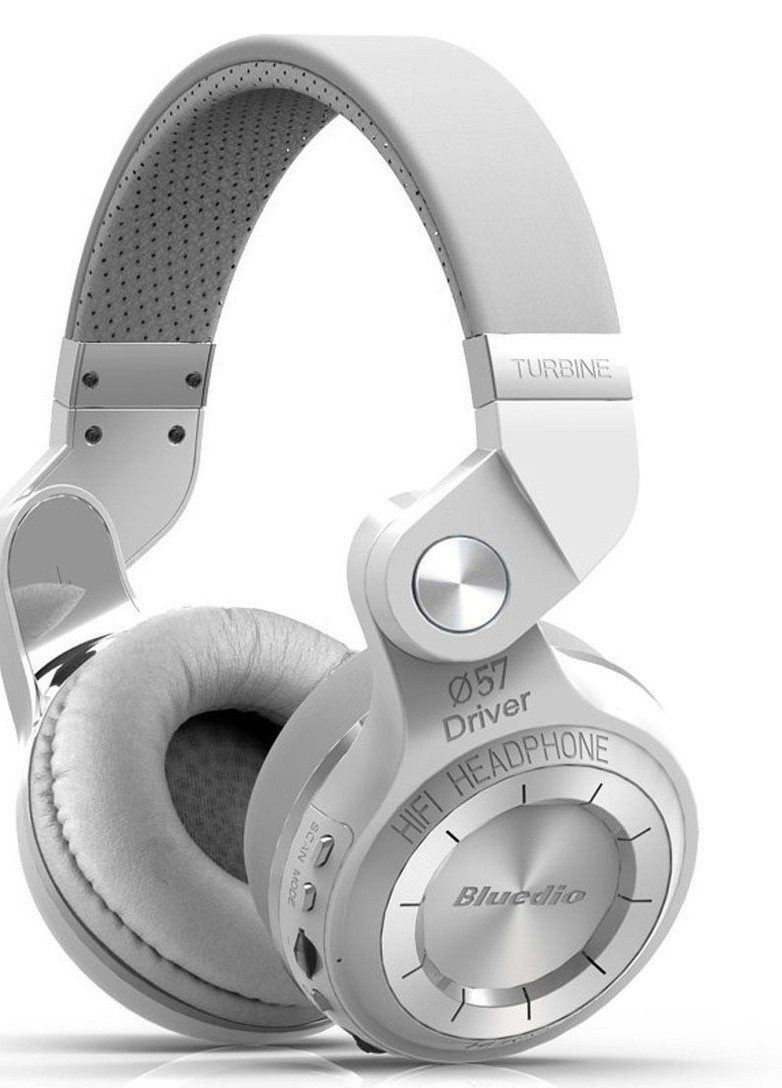 Бездротові Bluetooth навушники T2 Plus з вбудованим радіо White Bluedio (212615975)