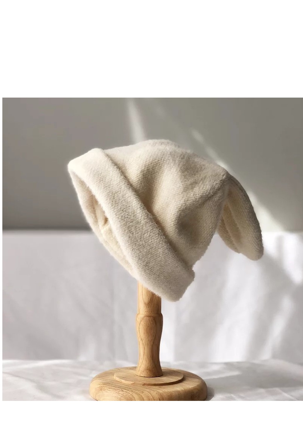 Заєць з вушками унісекс Білий Brend шапка (252728327)