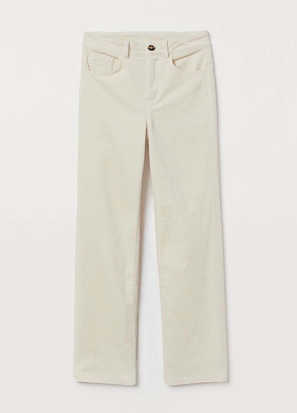 Бежевые демисезонные брюки H&M