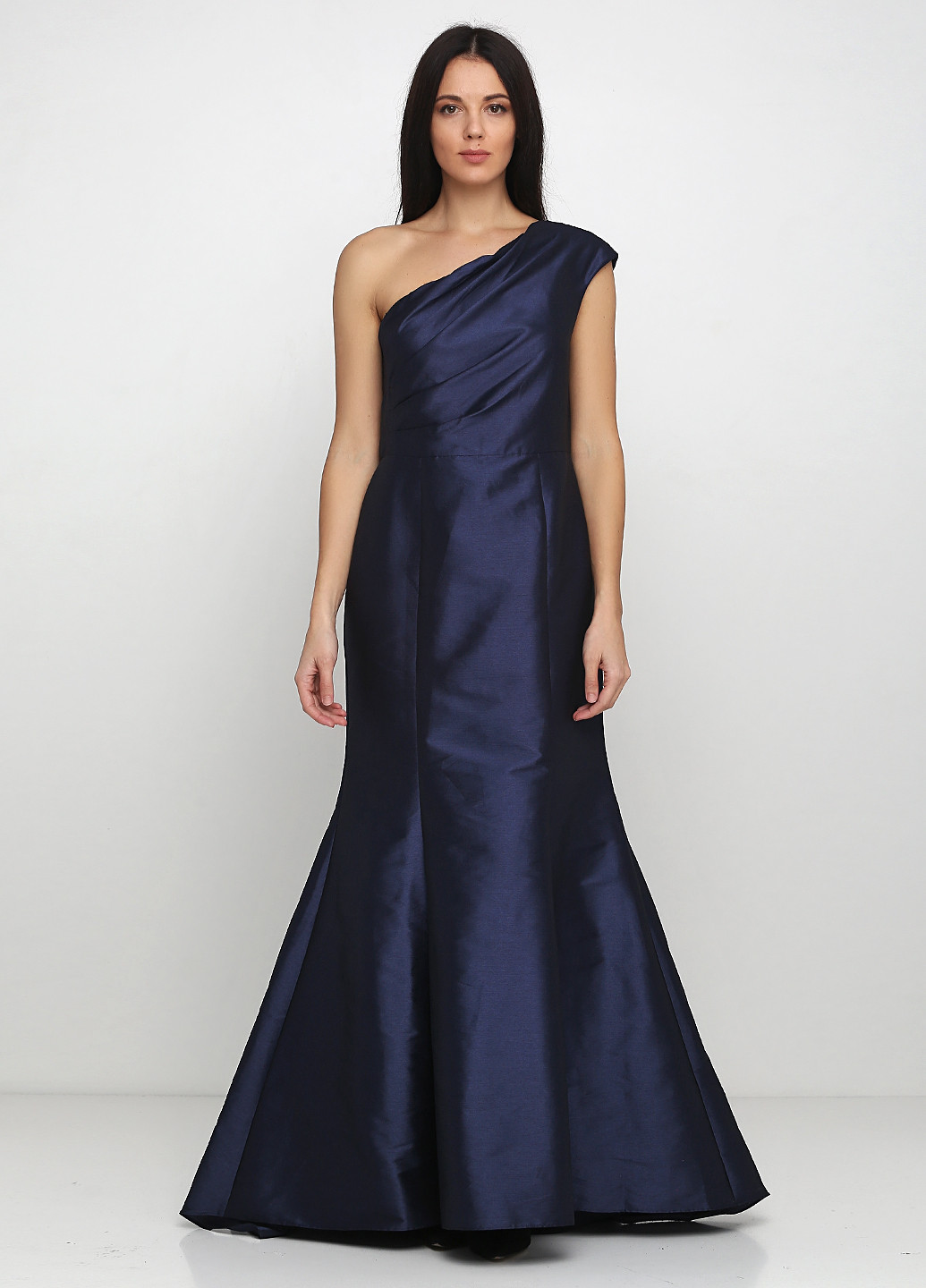 Темно-синя вечірня плаття, сукня Adrianna Papell однотонна