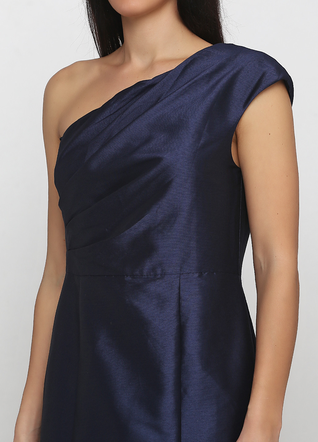 Темно-синее вечернее платье Adrianna Papell однотонное