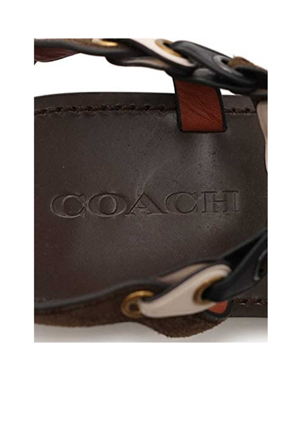 Кэжуал сандалии Coach на ремешке