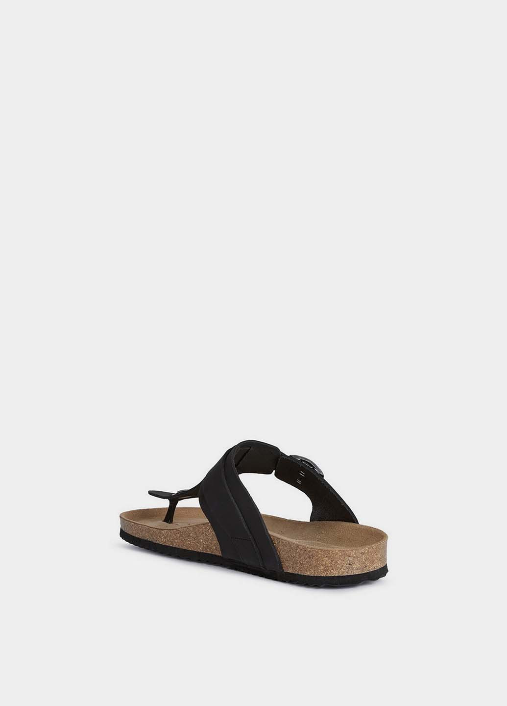 Черные кэжуал вьетнамки Geox