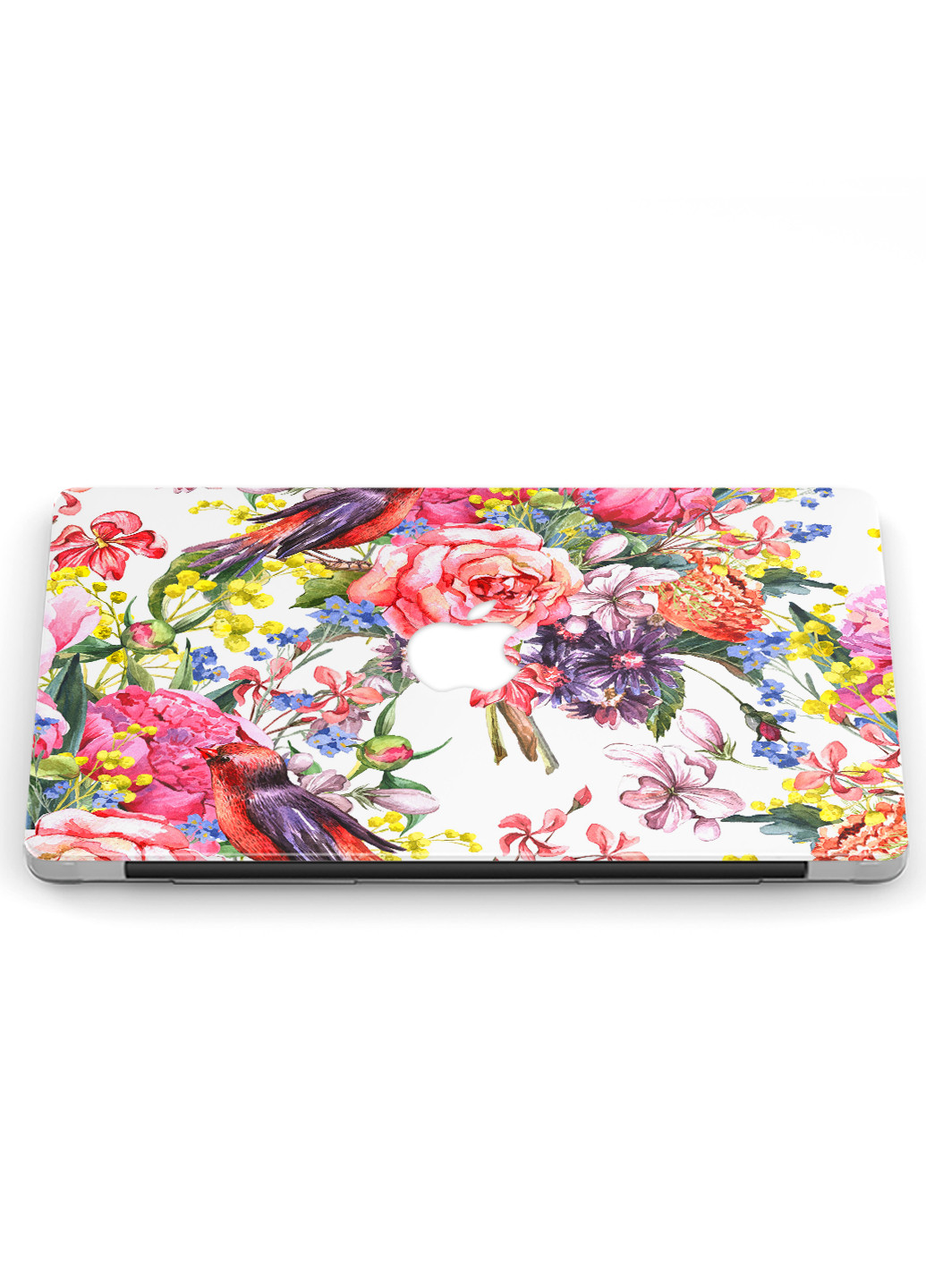 Чехол пластиковый для Apple MacBook Pro 13 A2289 / A2251 / A2338 Цветы и птицы (Flowers & Birds) (9772-1875) MobiPrint (218528262)
