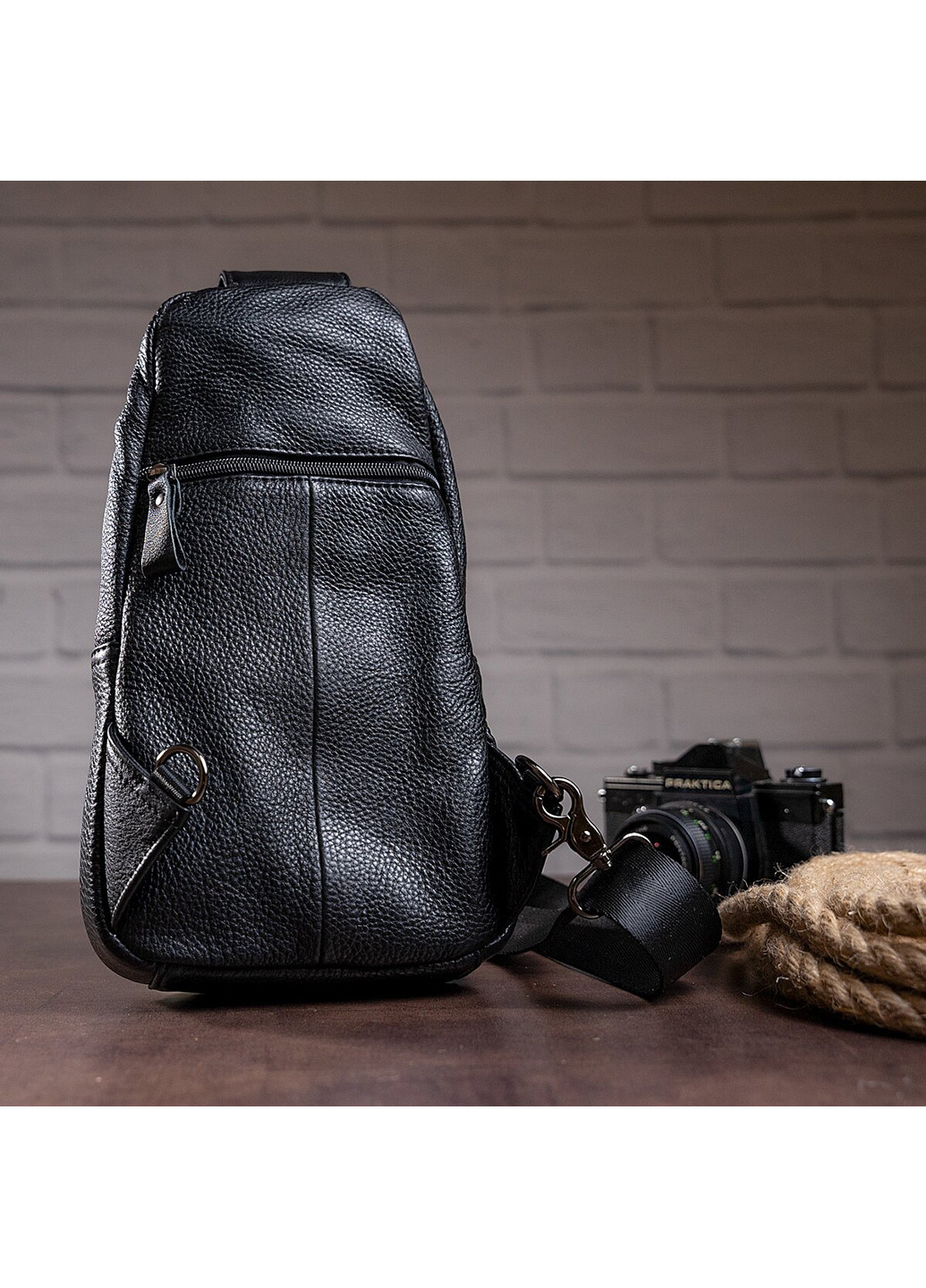 Чоловіча шкіряна сумка 17х29х6 см Vintage (229458840)