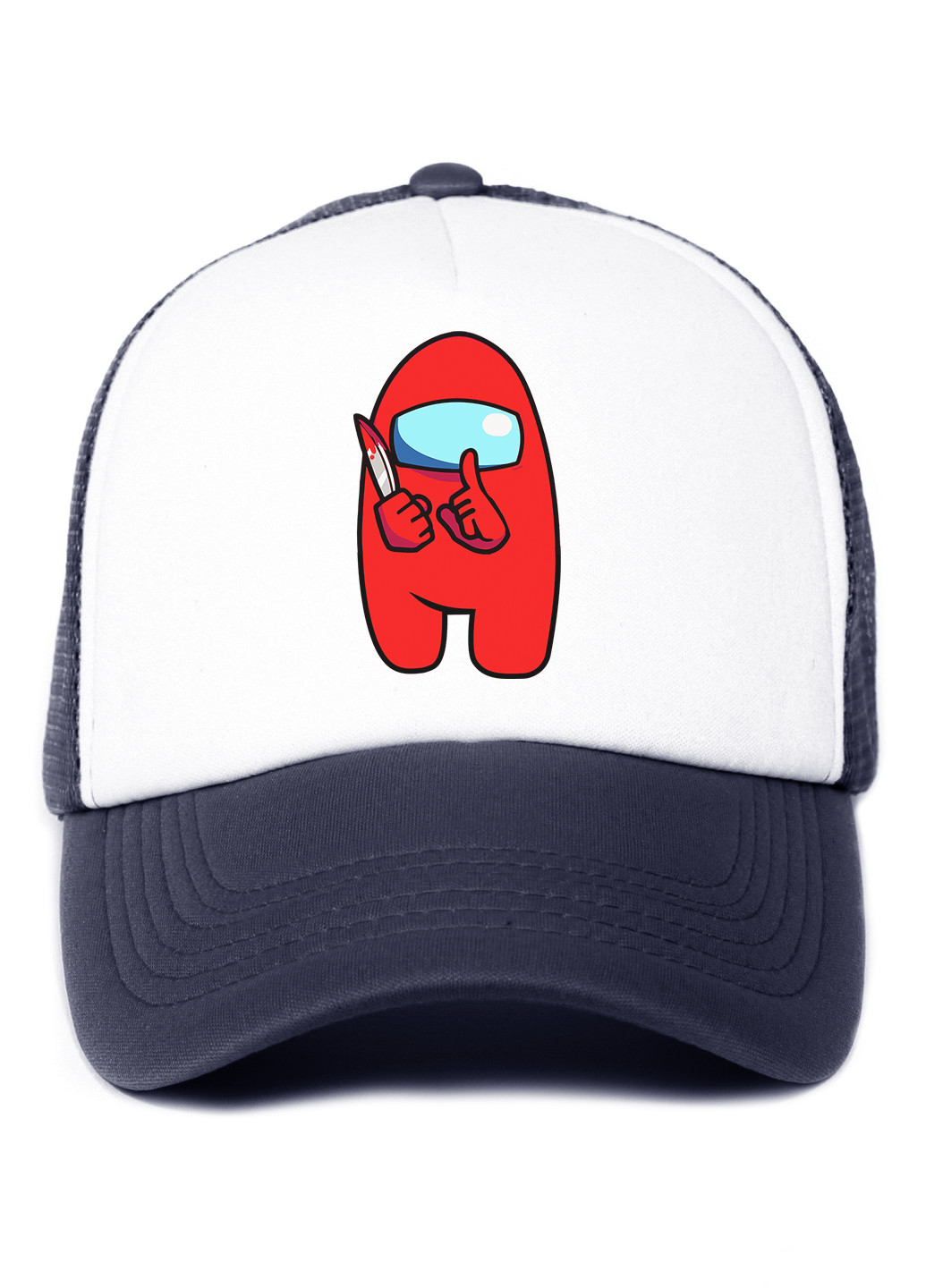 Кепка Тракер дитяча Амонг Ас Червоний (Among Us Red) (33404-2417) MobiPrint (220769811)