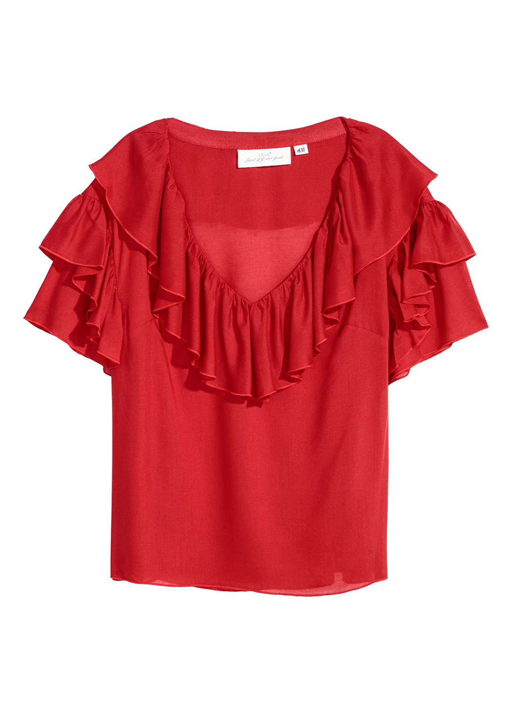 Красная блуза H&M