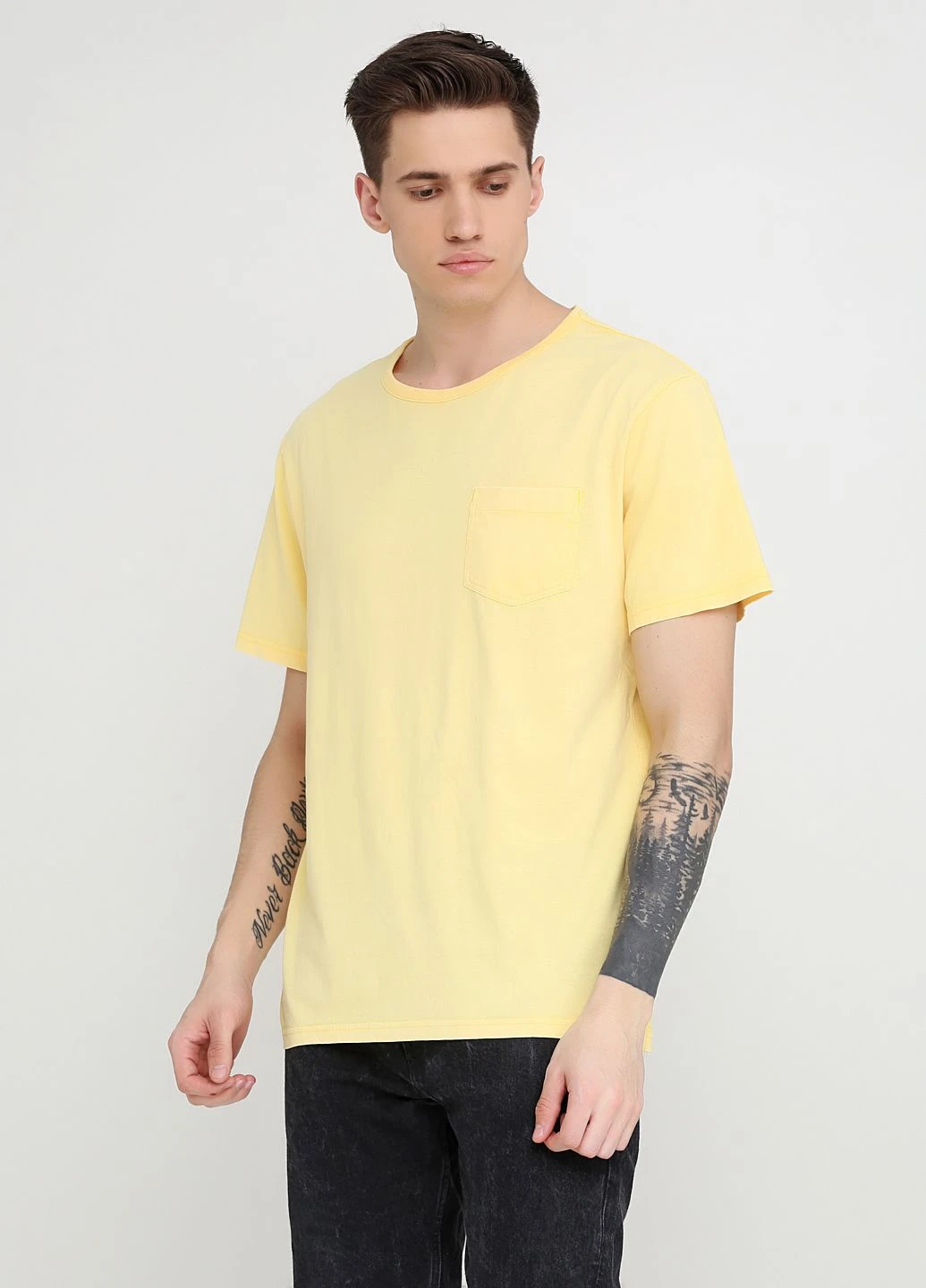 Желтая футболка H&M