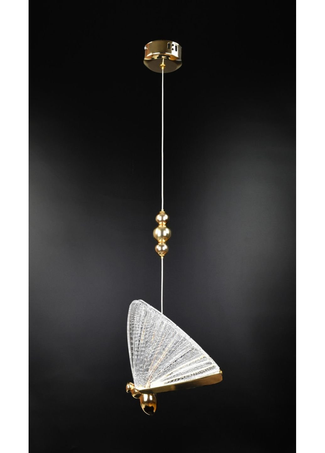 Люстра стельова LED CA02 Золото 30х22х16 див. Sunnysky (253629403)