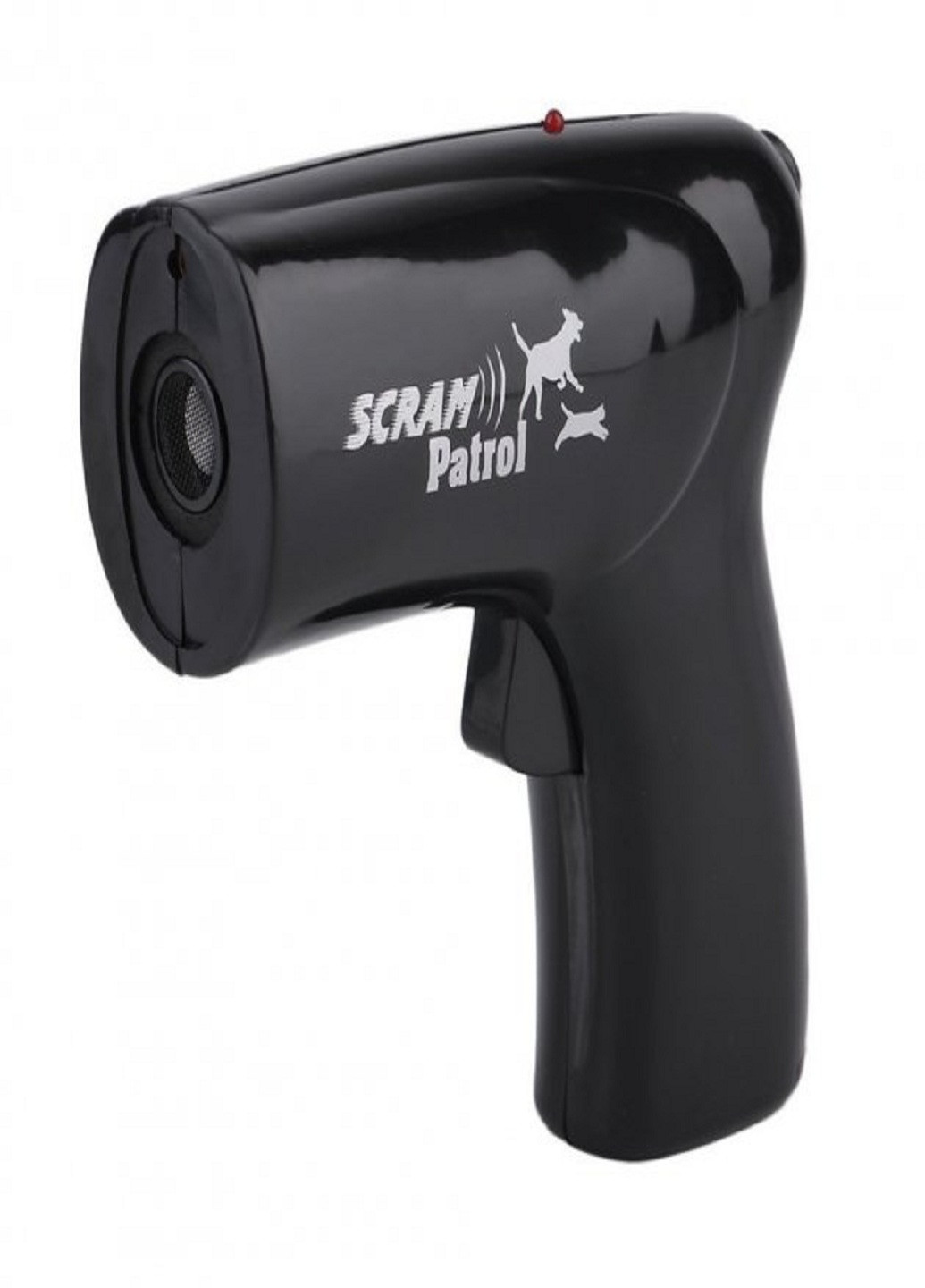 Ультразвуковий відлякувач від собак із лазером Scram Patrol 0027 Чорний No Brand (253934539)