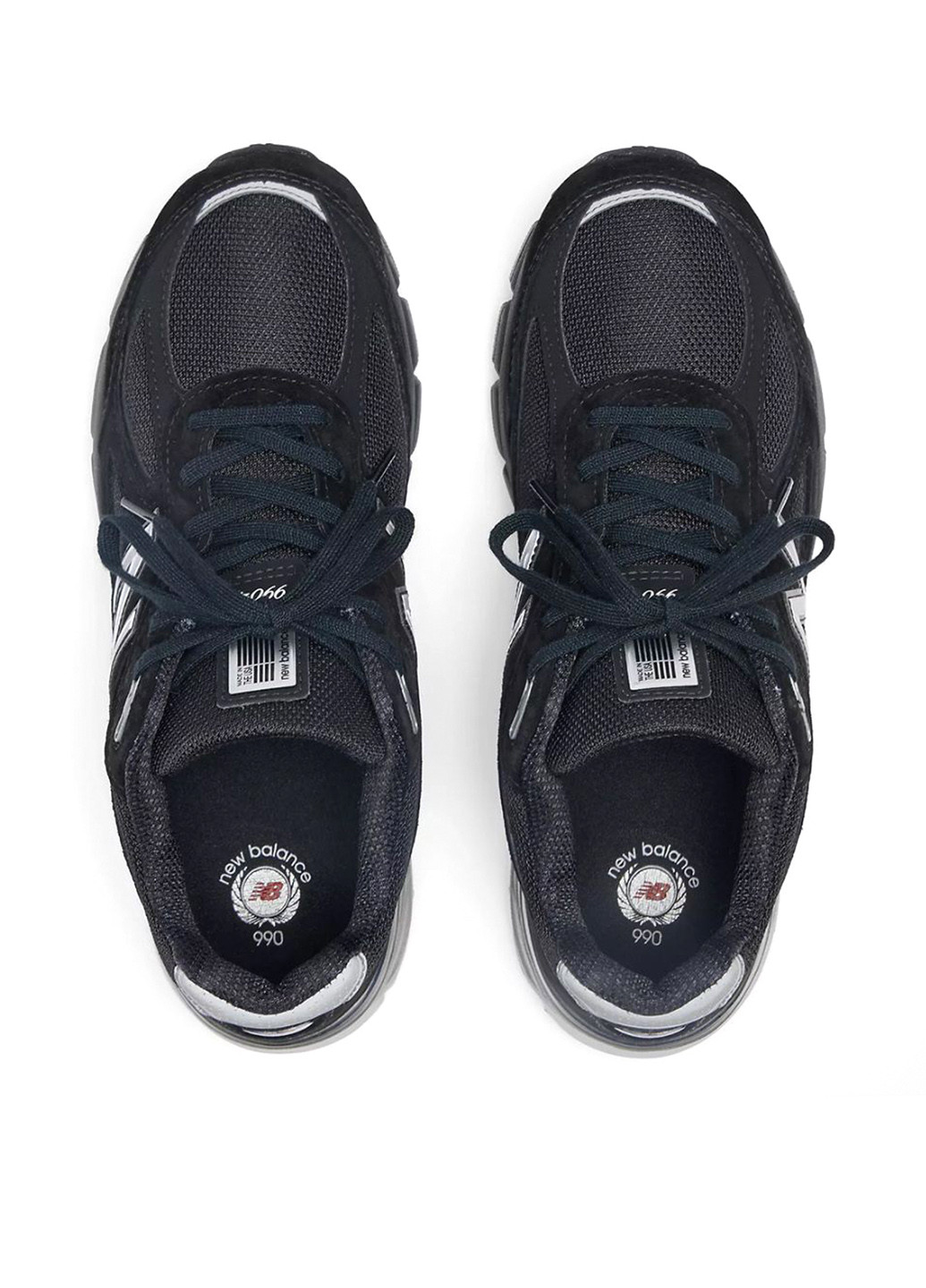 Чорні всесезон кросівки u990bl4 New Balance 990V4