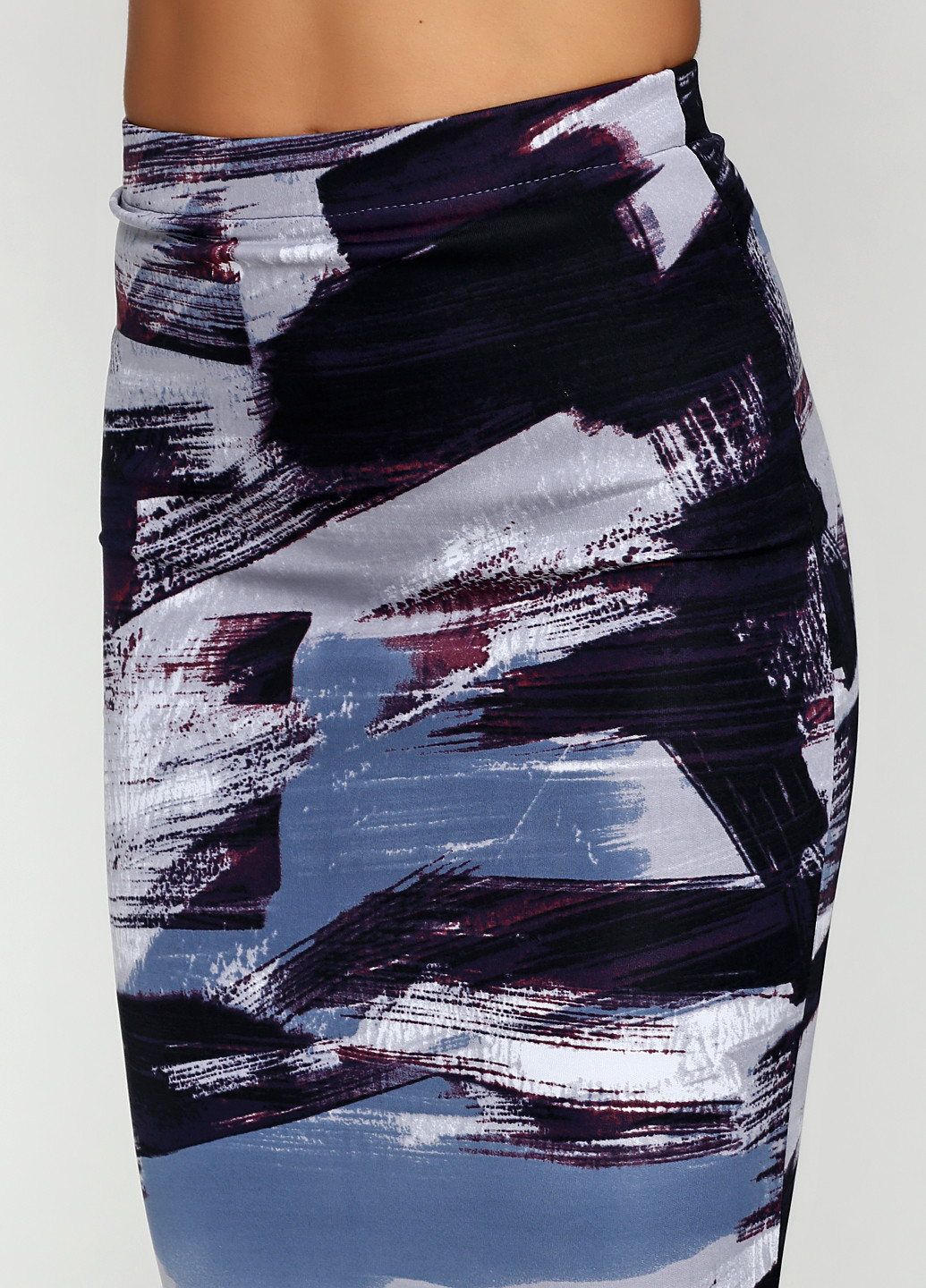 Серая кэжуал с абстрактным узором юбка The Saddler мини