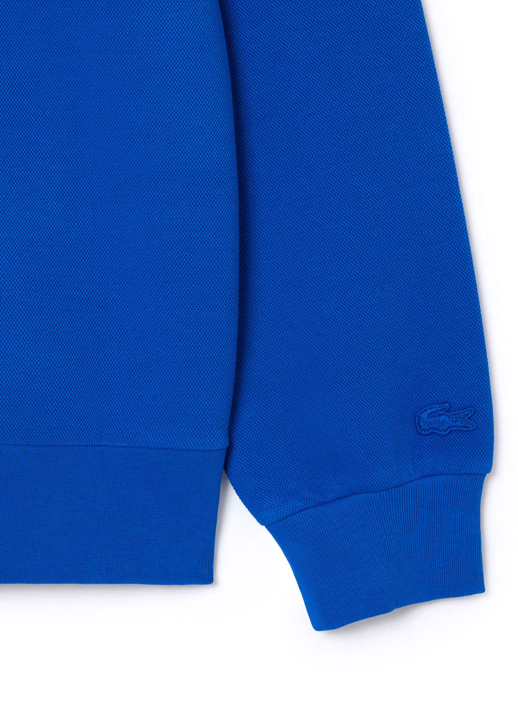 Темно-синій світшот Lacoste однотонний нашивки (329694518)