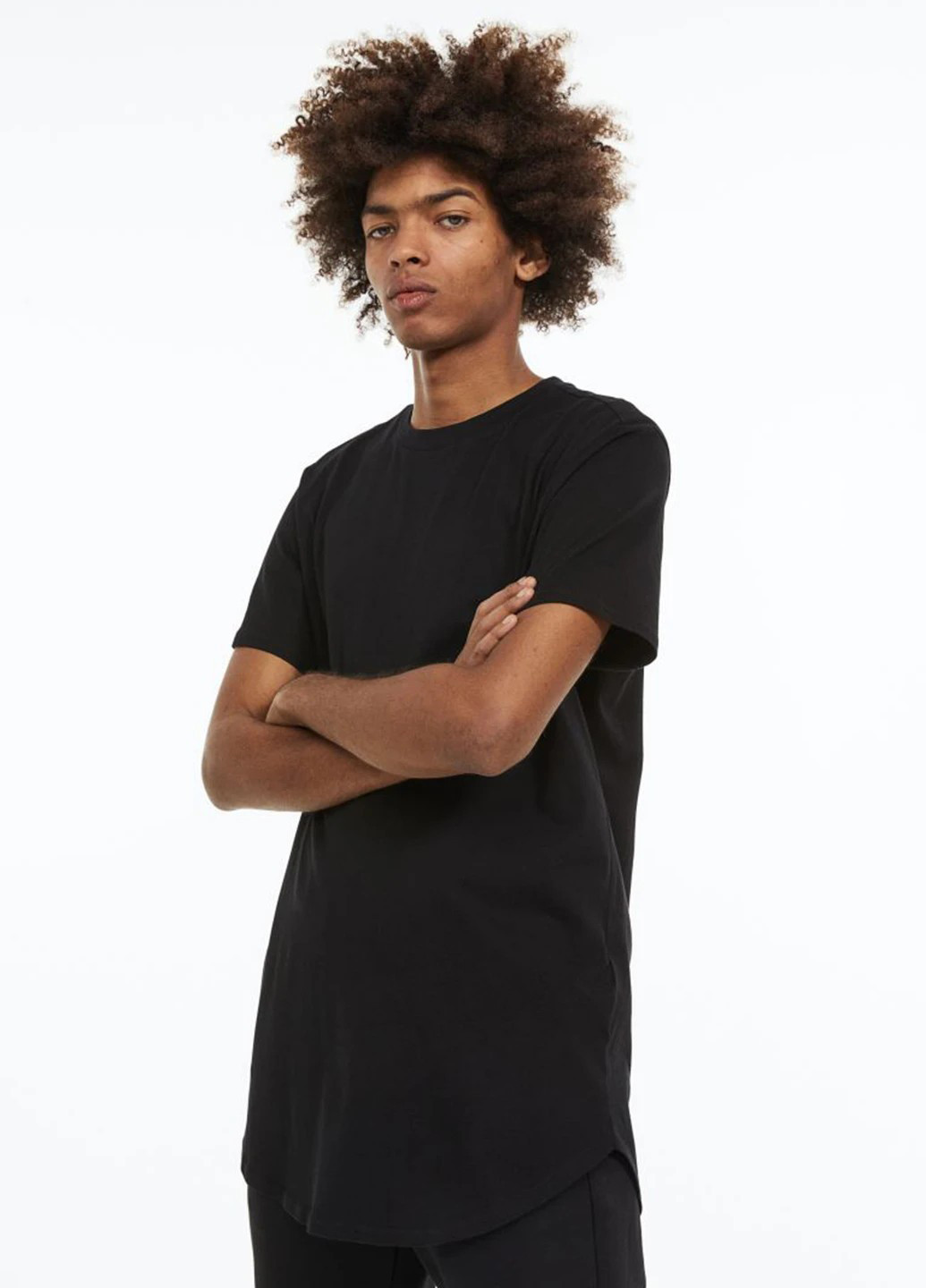 Чорна футболка H&M