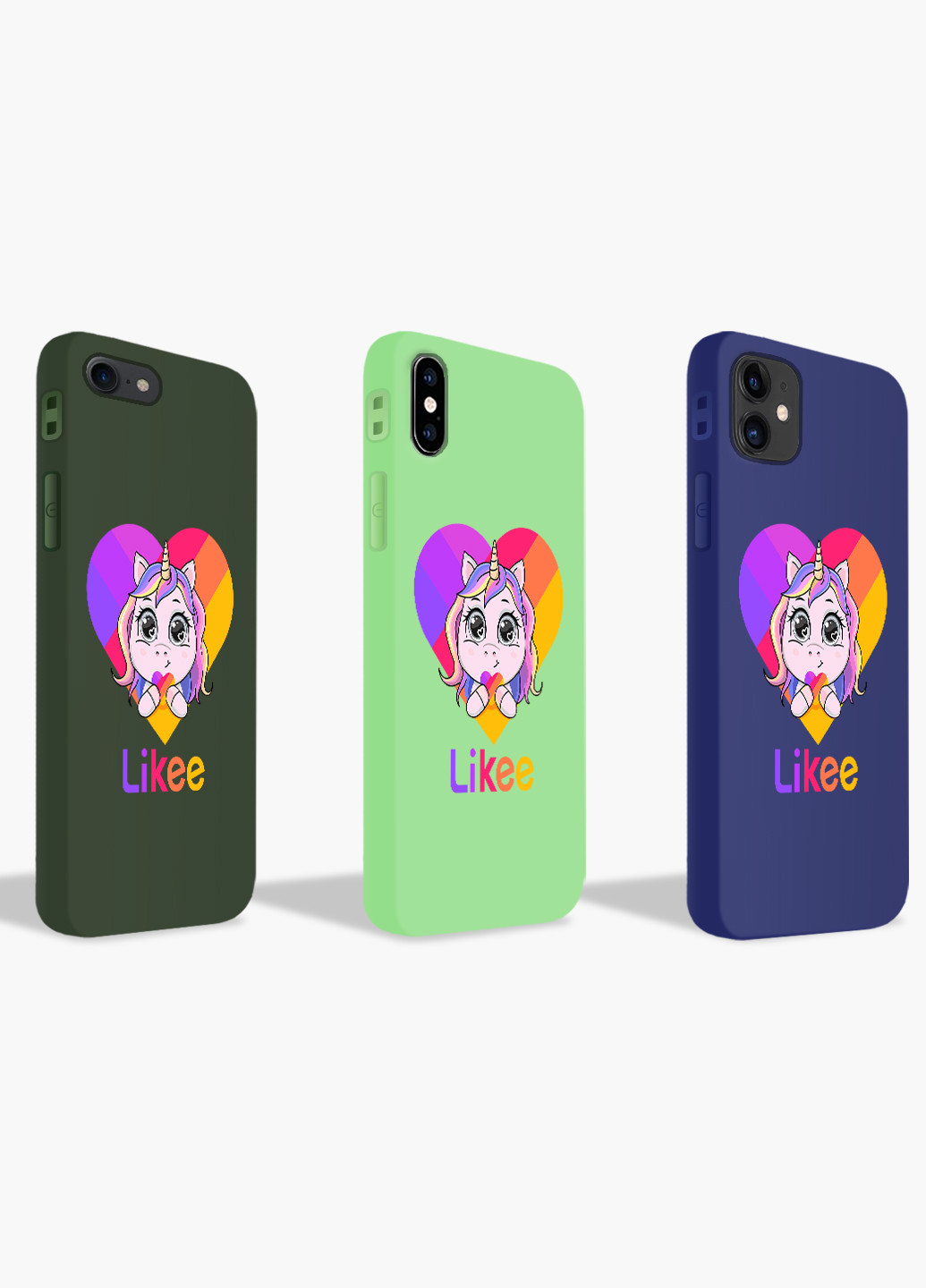 Чохол силіконовий Apple Iphone X Лайк Єдиноріг (Likee Unicorn) (6129-1593) MobiPrint (219490593)