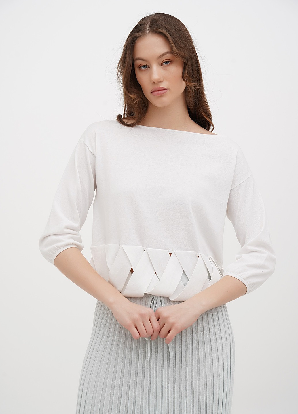 Білий демісезонний джемпер джемпер Stefanel