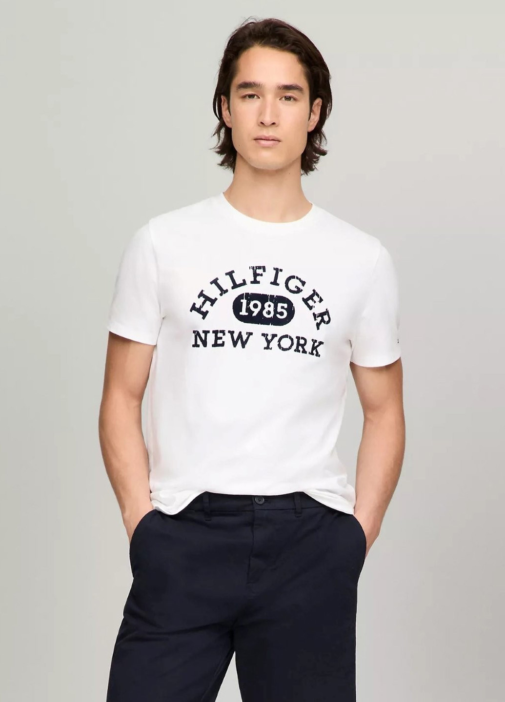 Біла футболка Tommy Hilfiger