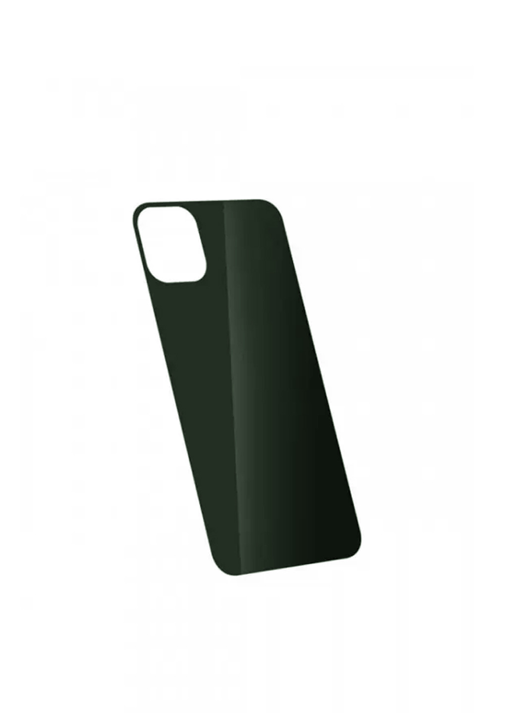 Стекло защитное на заднюю панель цветное глянцевое для iPhone 11 Dark Green CAA (220512948)