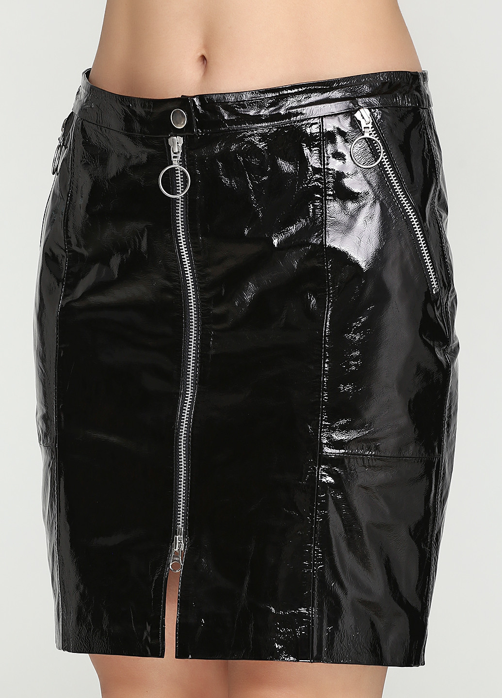Черная кэжуал однотонная юбка Gestuz мини