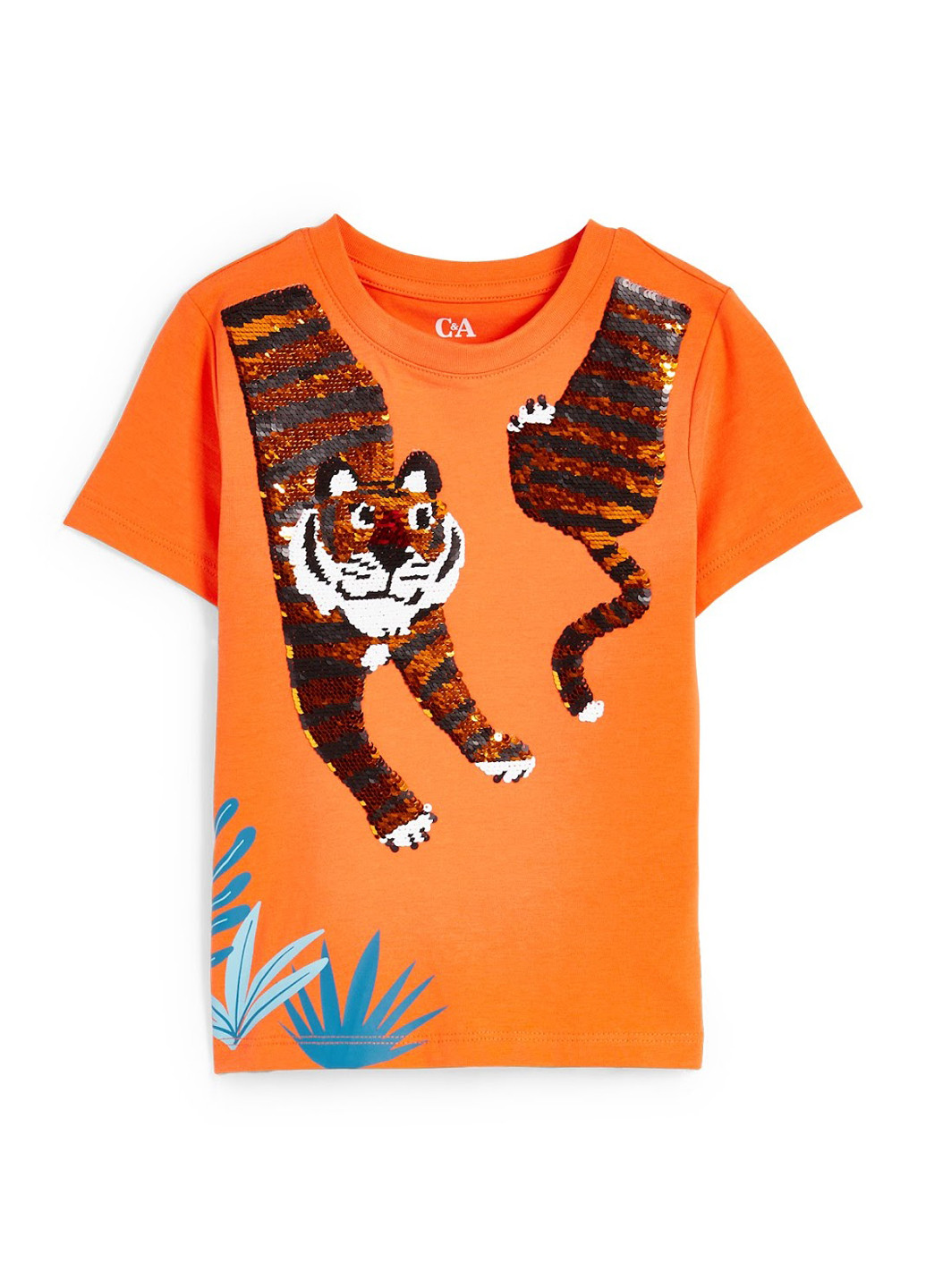 Помаранчева літня футболка C&A