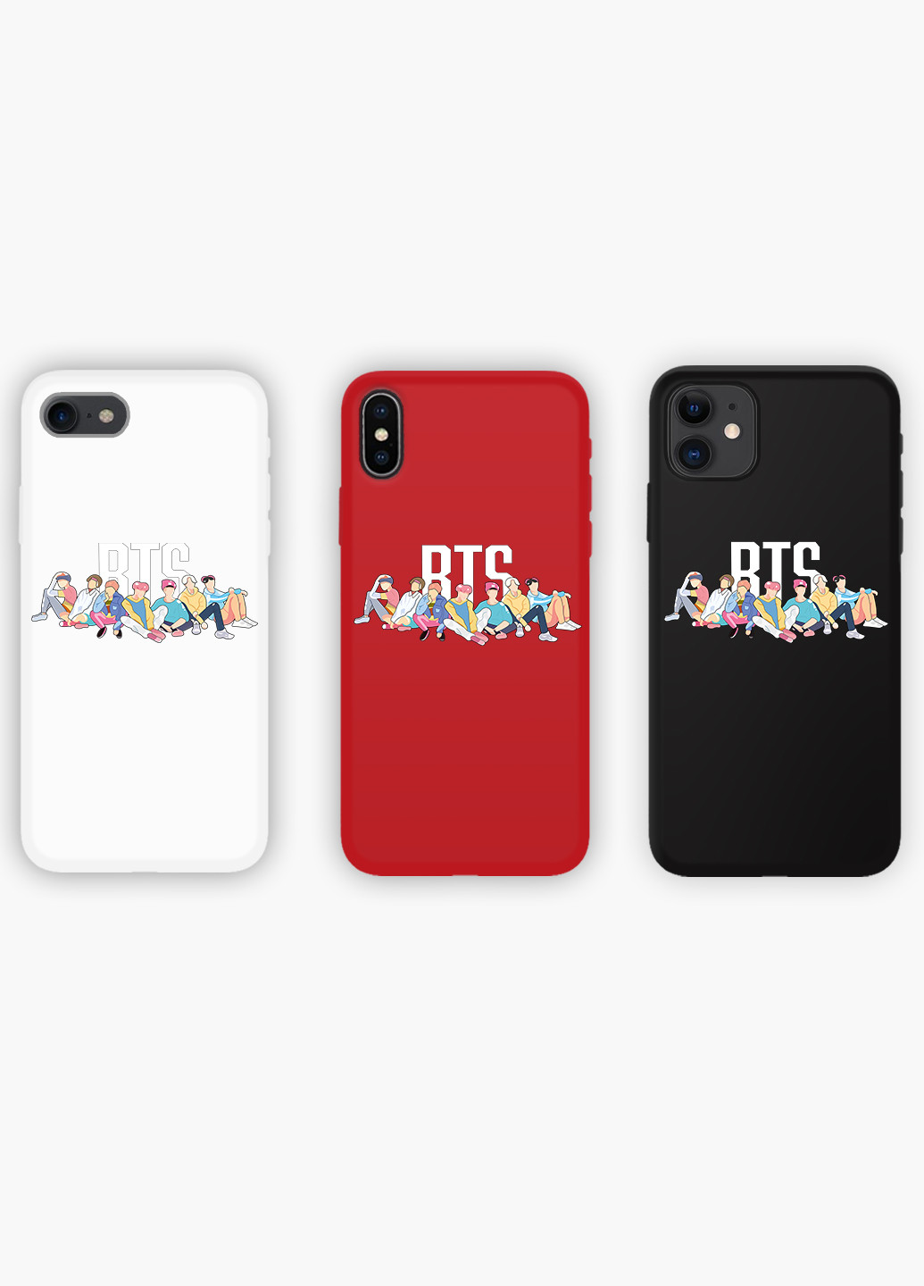 Чохол силіконовий Apple Iphone Xs Max БТС (BTS) (8226-1061) MobiPrint (219331359)