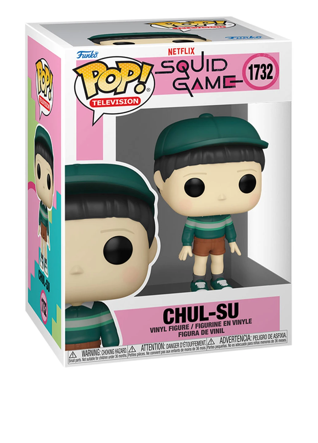 Ігрова фігурка POP! серії Гра в кальмара 3 - Чхоль-Су, 9,6 см Funko (359369497)