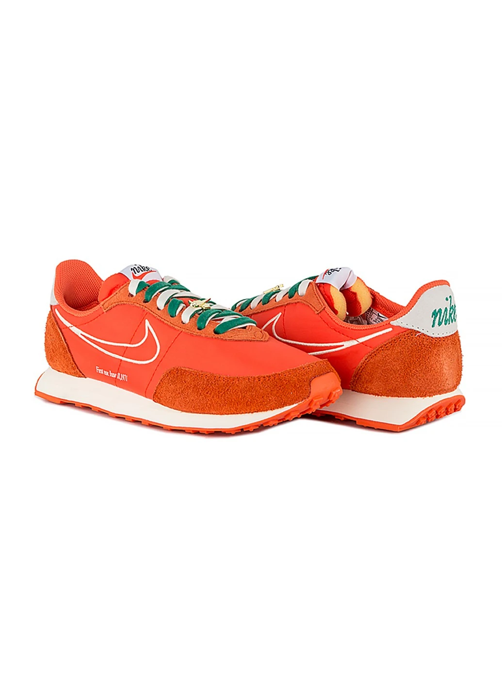 Помаранчеві кросівки waffle trainer 2 демісезон Nike