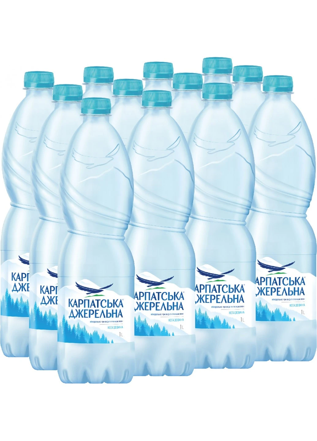 Вода Карпатська Джерельна негазована 1 л Карпатська Джерельна kd005-K (253178150)