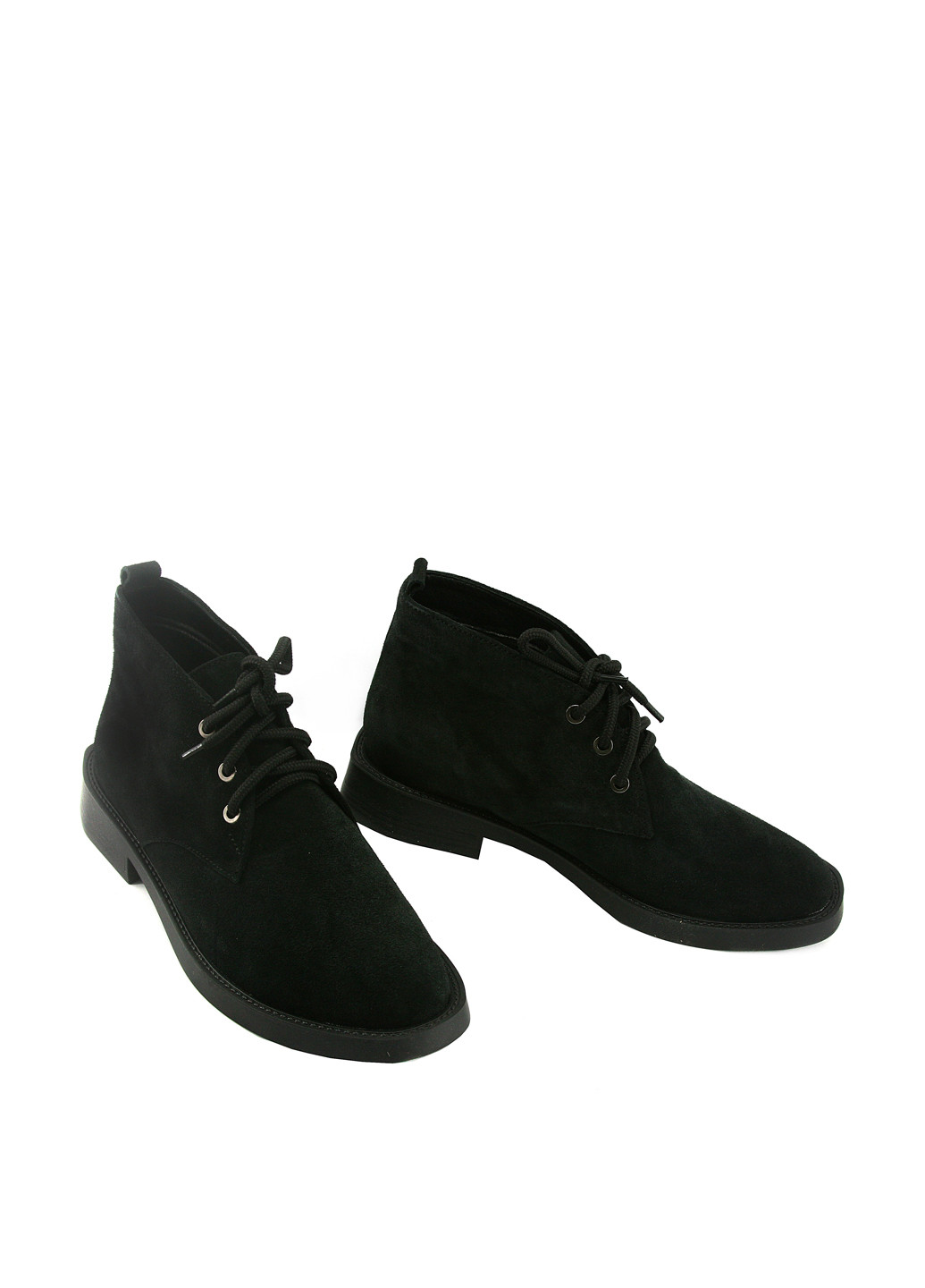 Осенние ботинки Mila без декора из натуральной замши