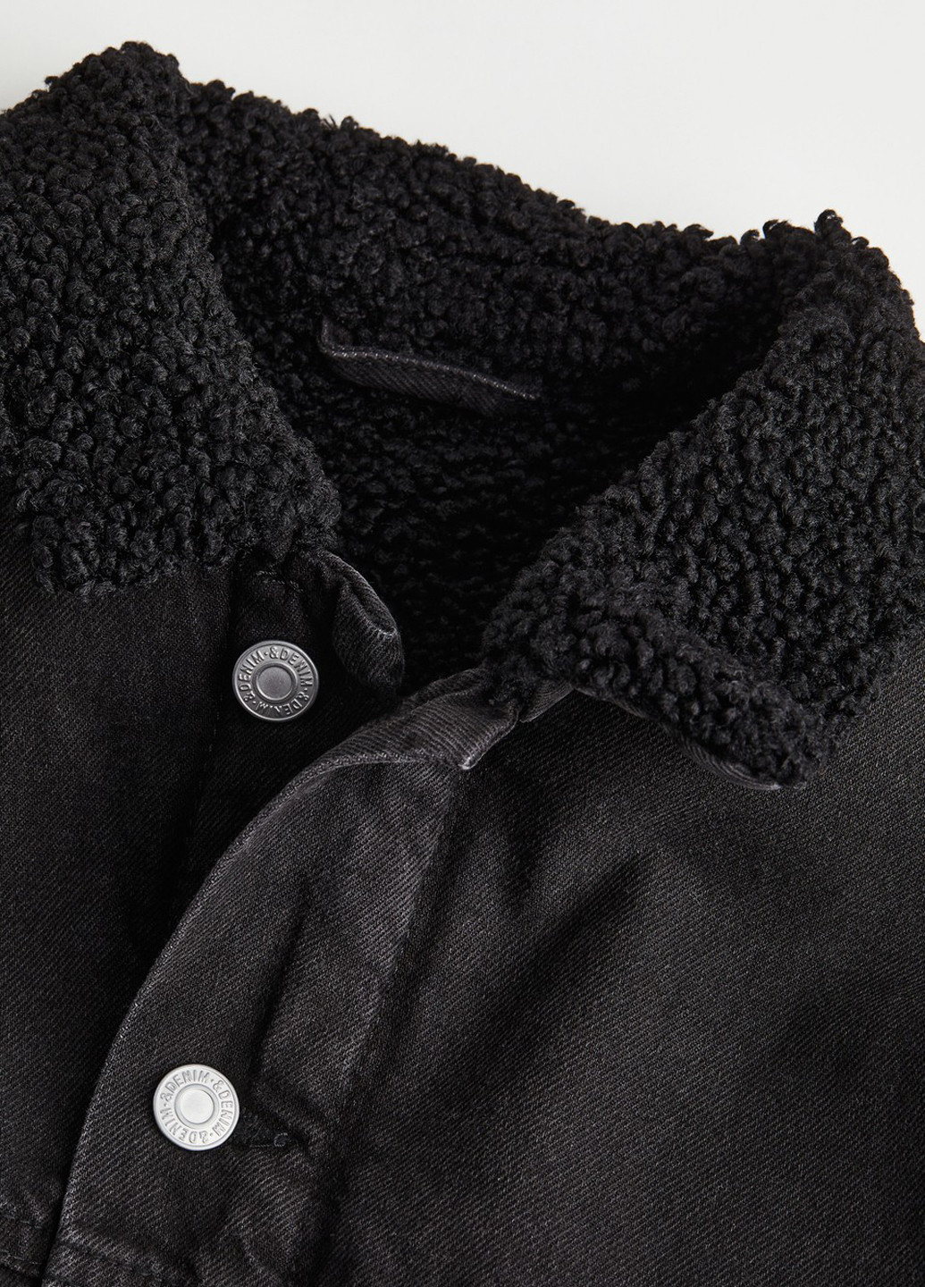 Черная демисезонная куртка куртка-пиджак H&M