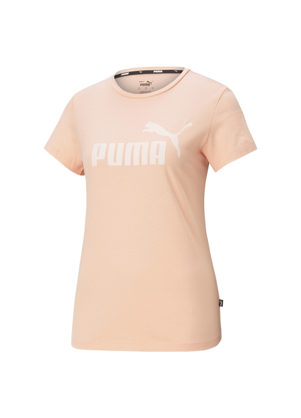 Рожева всесезон футболка essentials logo women's tee Puma